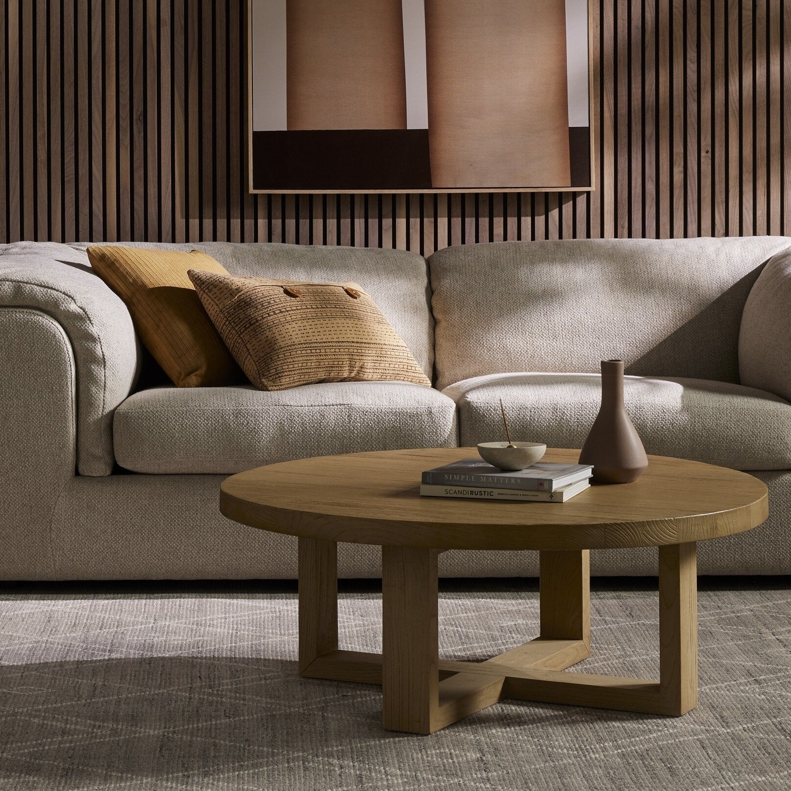 Liad Coffee Table - Natural Nettlewood