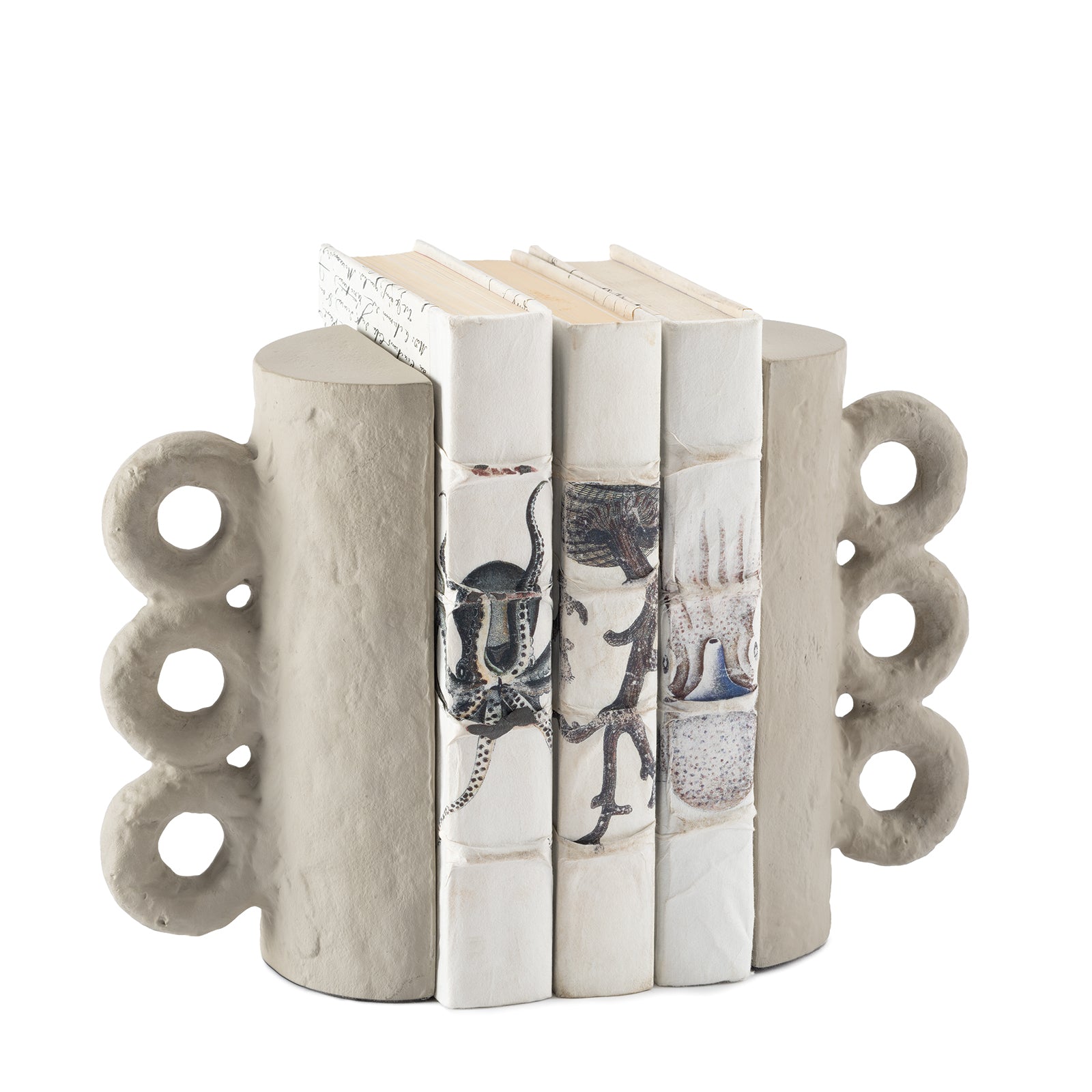 Chandra Bookend Set (Grey)