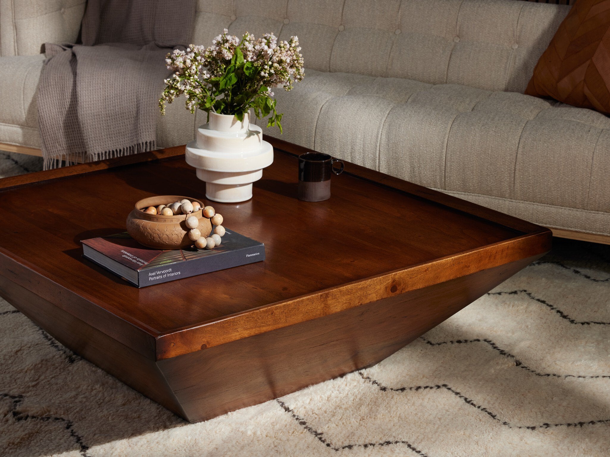 Drake Coffee Table - Reclaimed Fruitwood