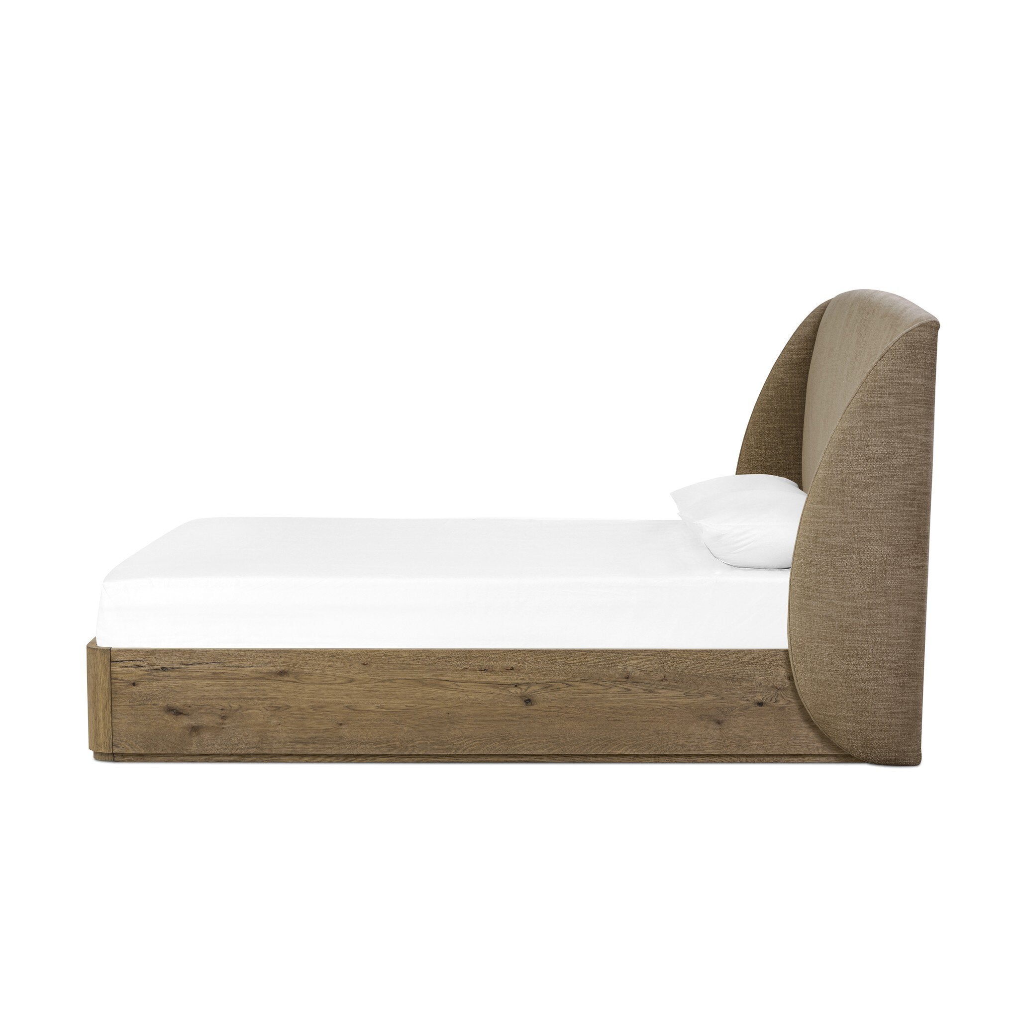 Maeve Bed - Laken Taupe