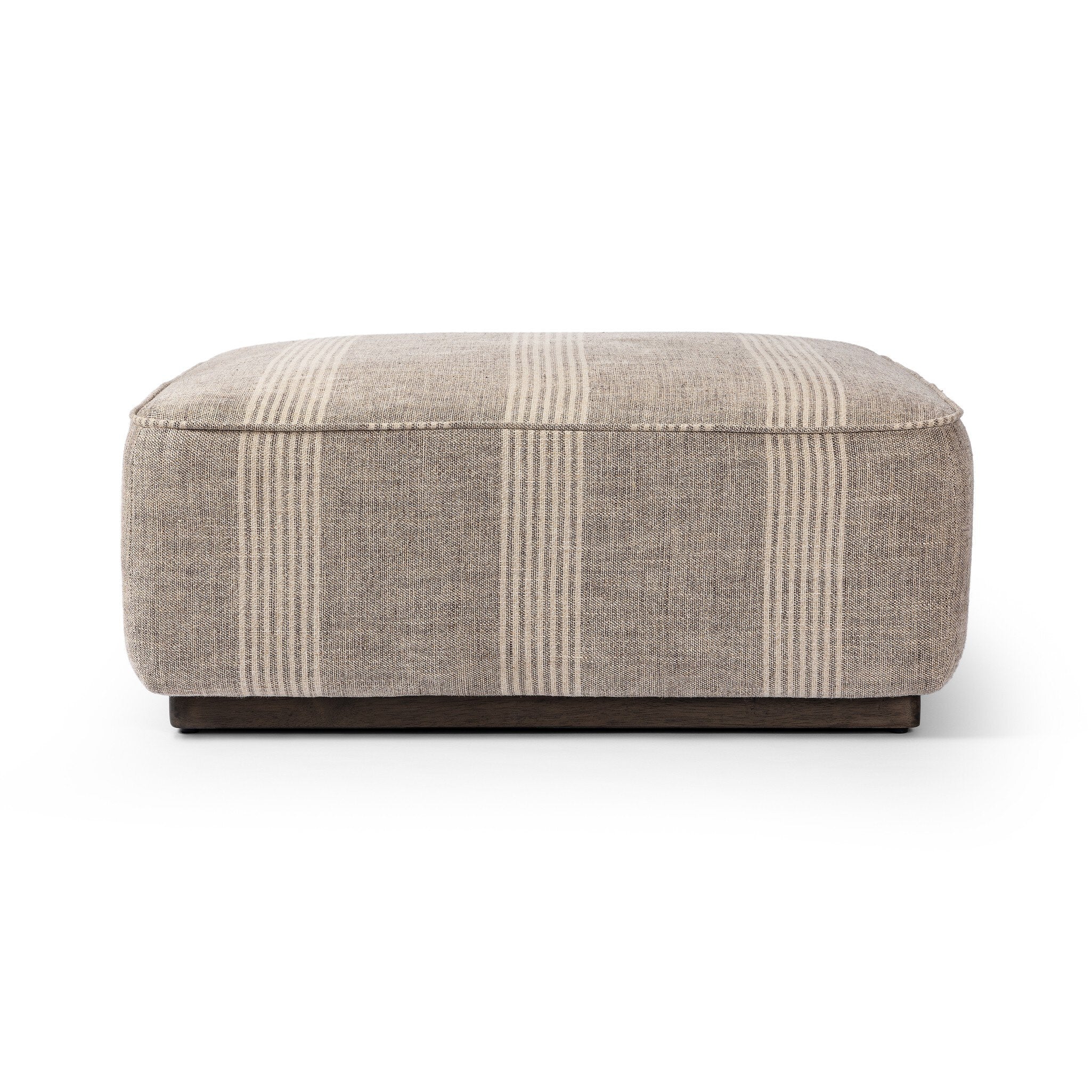 Sinclair Square Ottoman-36" - Manchester Flint