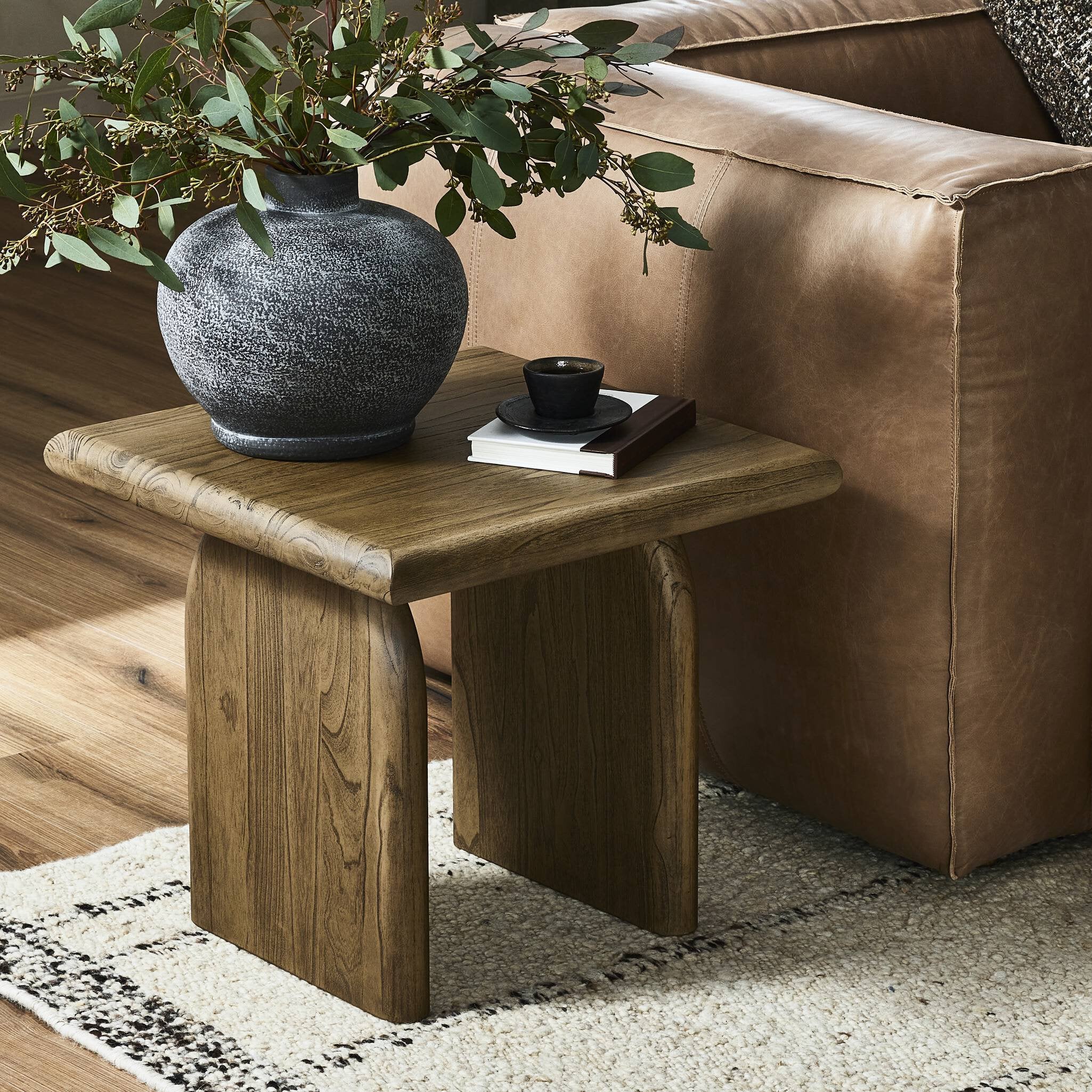 Sorrento End Table - Aged Drift Mindi