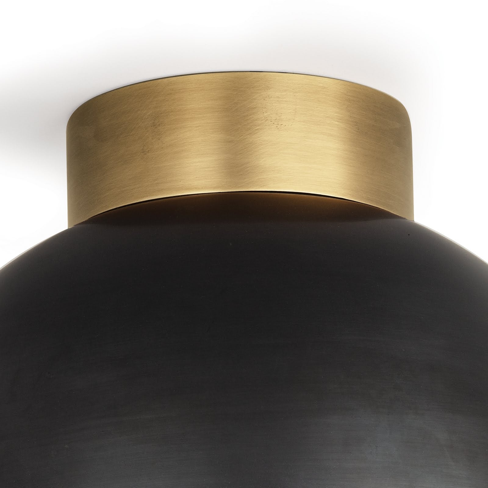 Montreux Flush Mount (Oil Rubbed Bronze and Natural Brass)