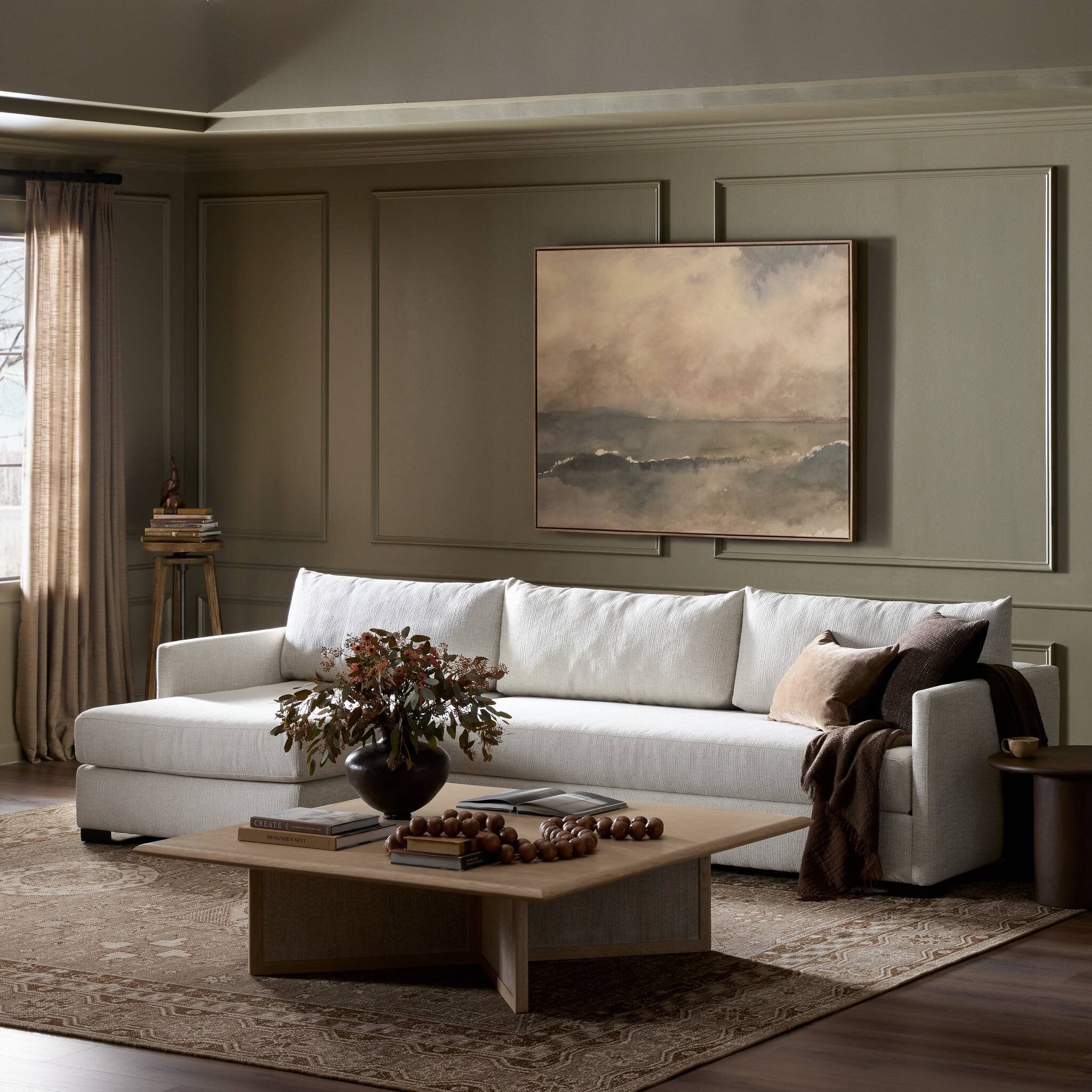 Wickham 2-Piece Sleeper Sectional - Alameda Snow