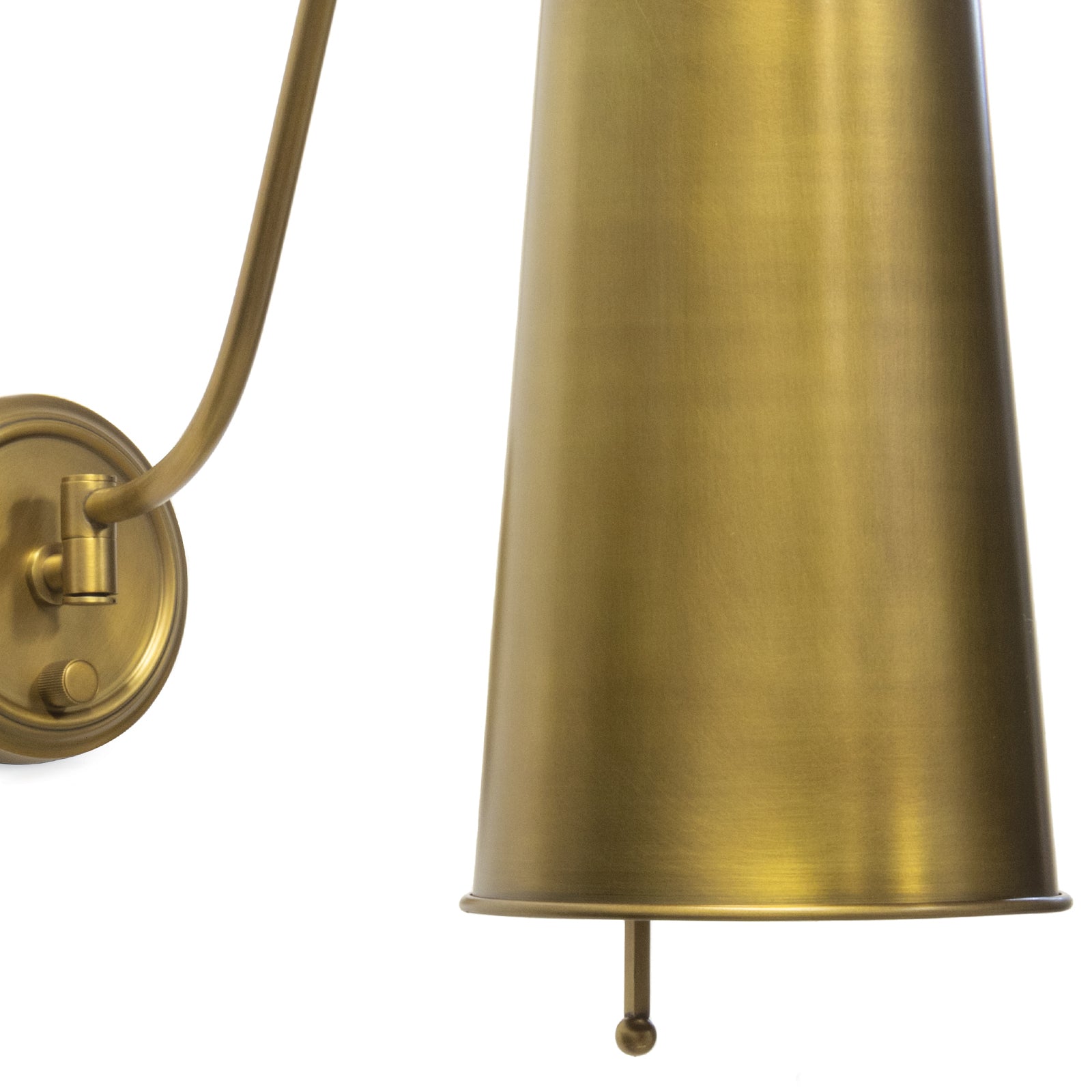 Hattie Sconce (Natural Brass)