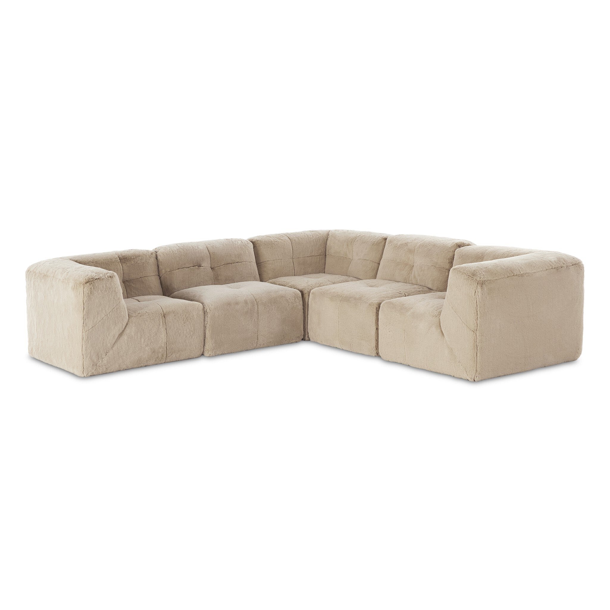 Miles 5Pc Sectional - Boden Pewter