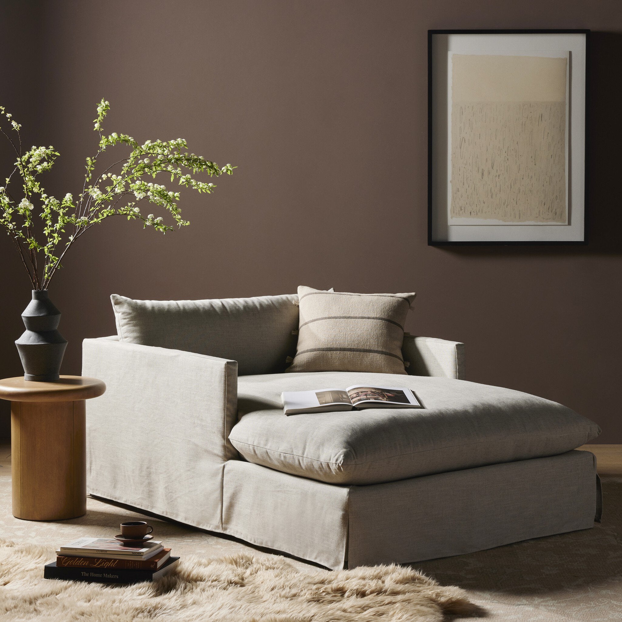 Habitat Chaise Lounge - Valley Nimbus