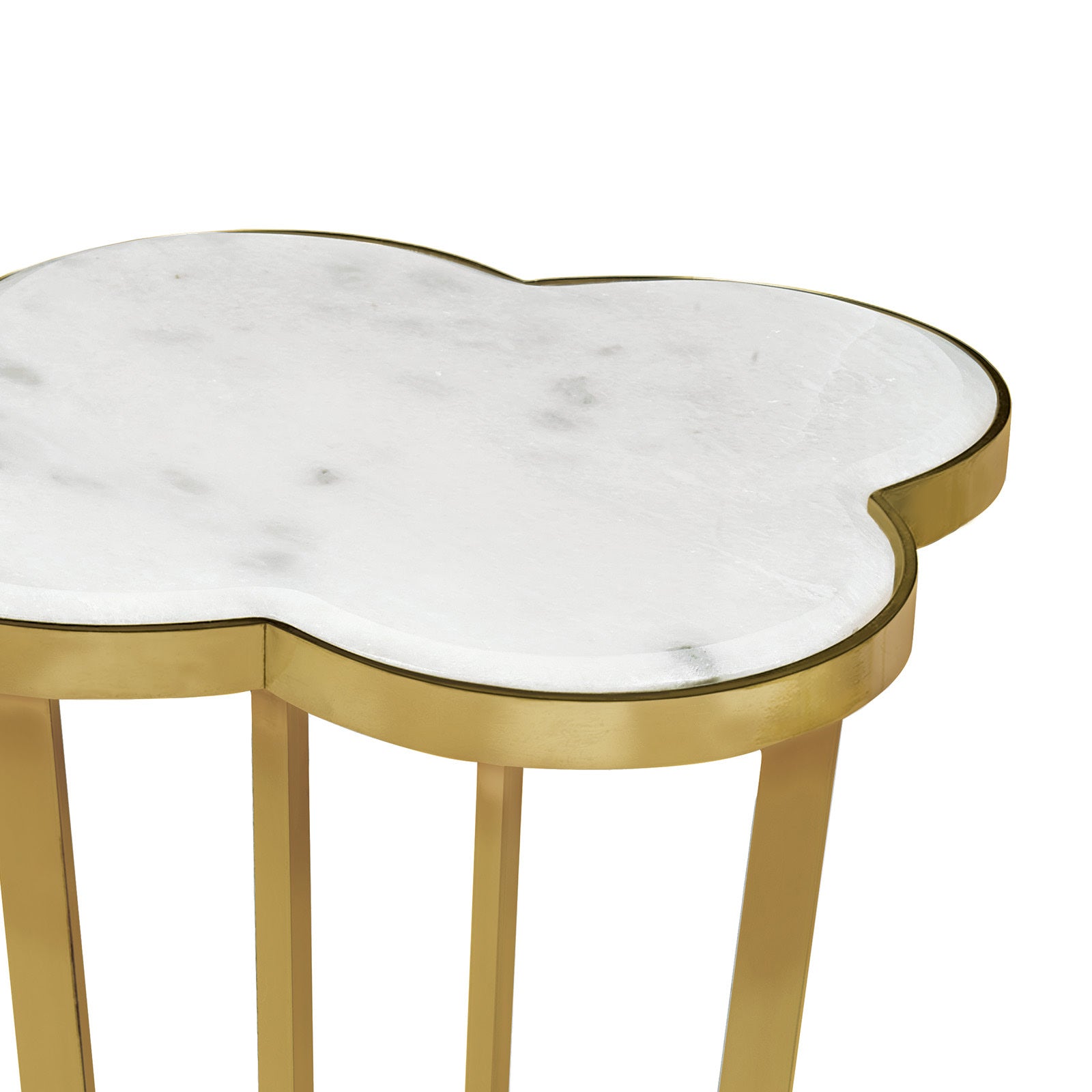 Clover Table (Natural Brass)