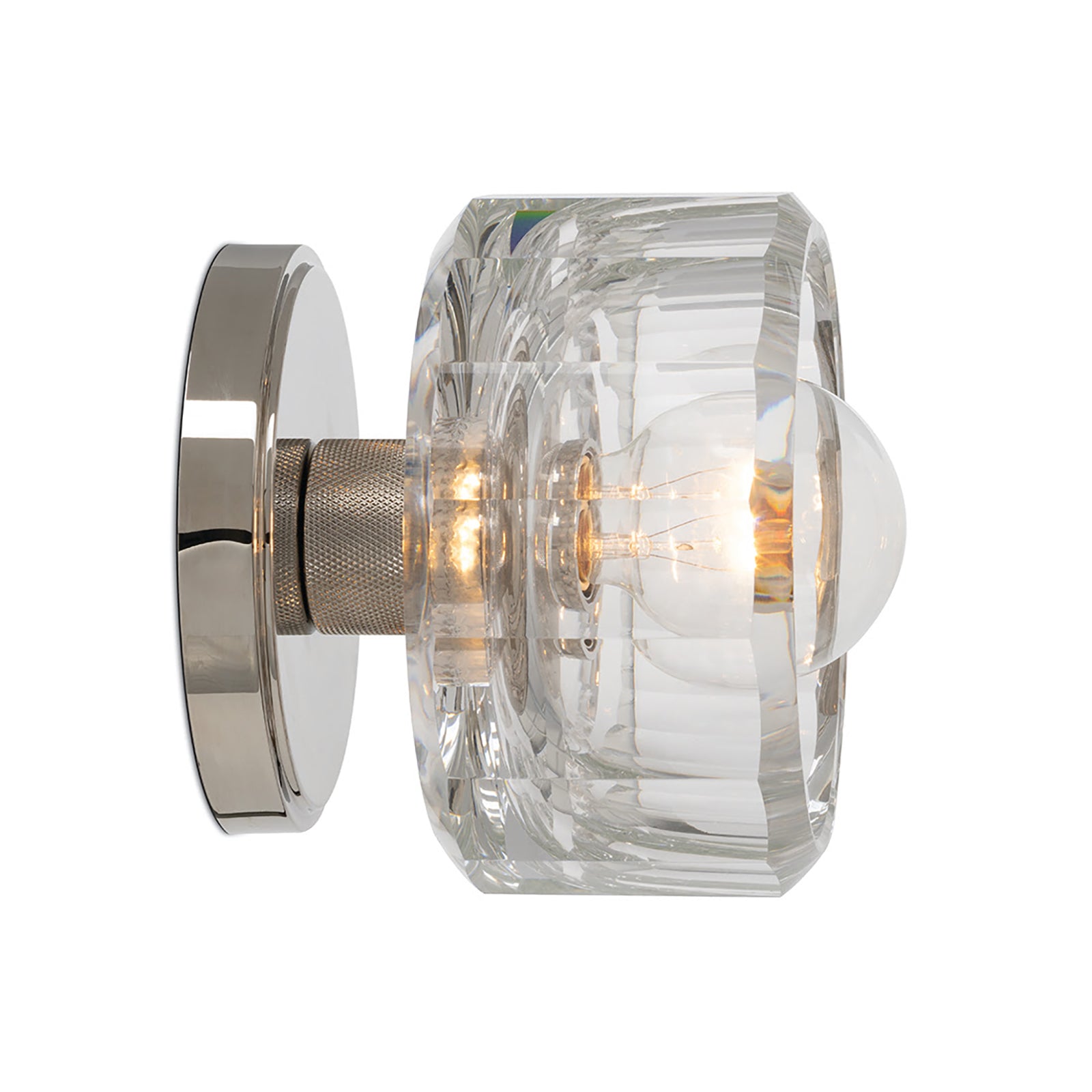 Bijoux Crystal Flush Mount (Polished Nickel)
