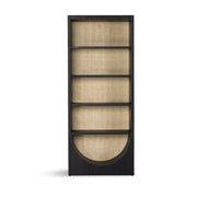 Higgs Bookcase - Brushed Ebony Oak Veneer