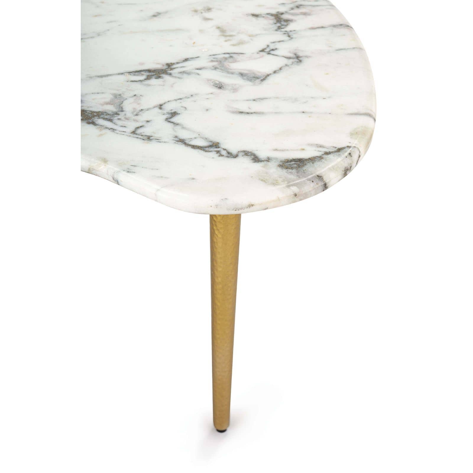 Jagger Marble Cocktail Table (White)