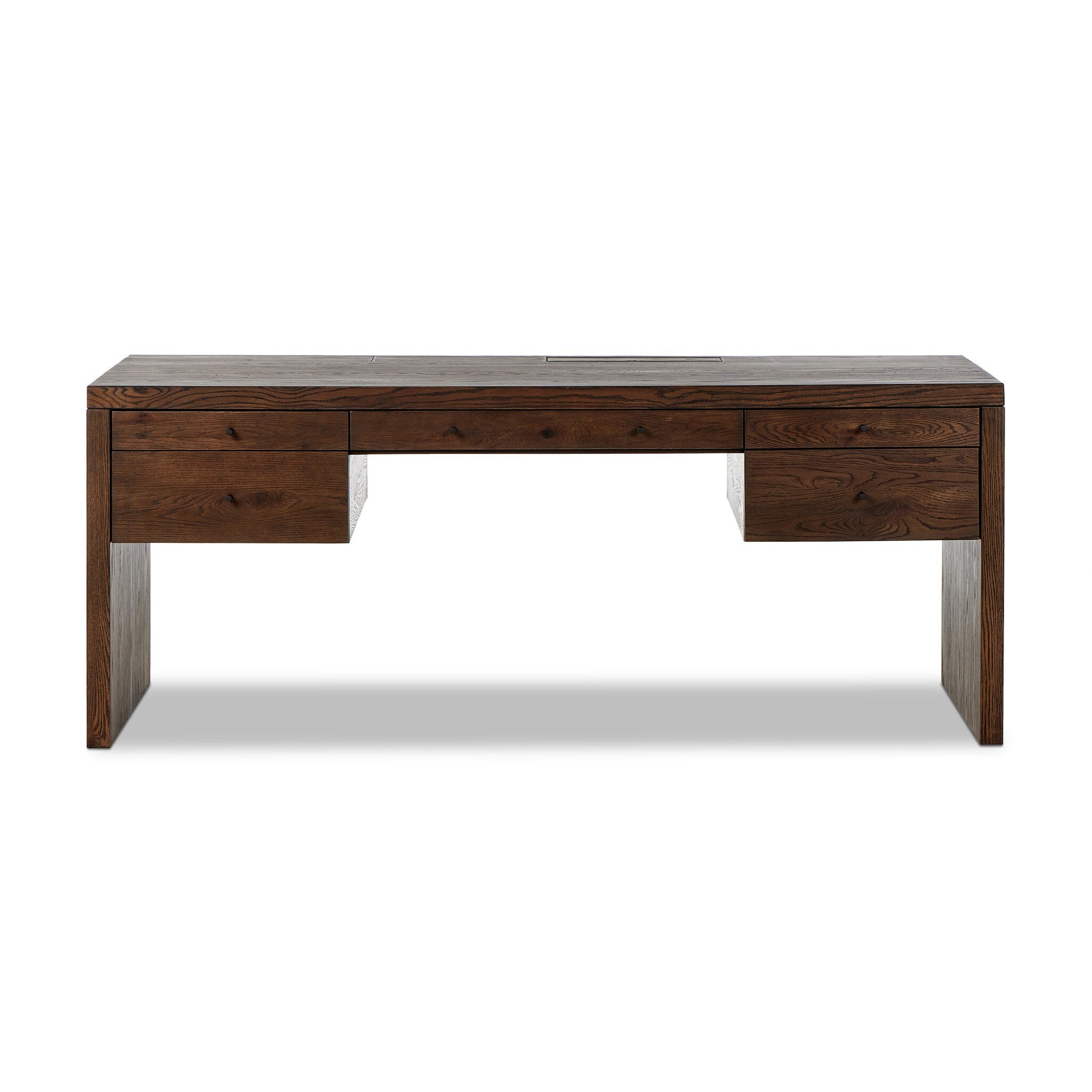 Torrington Desk - Umber Oak Resawn