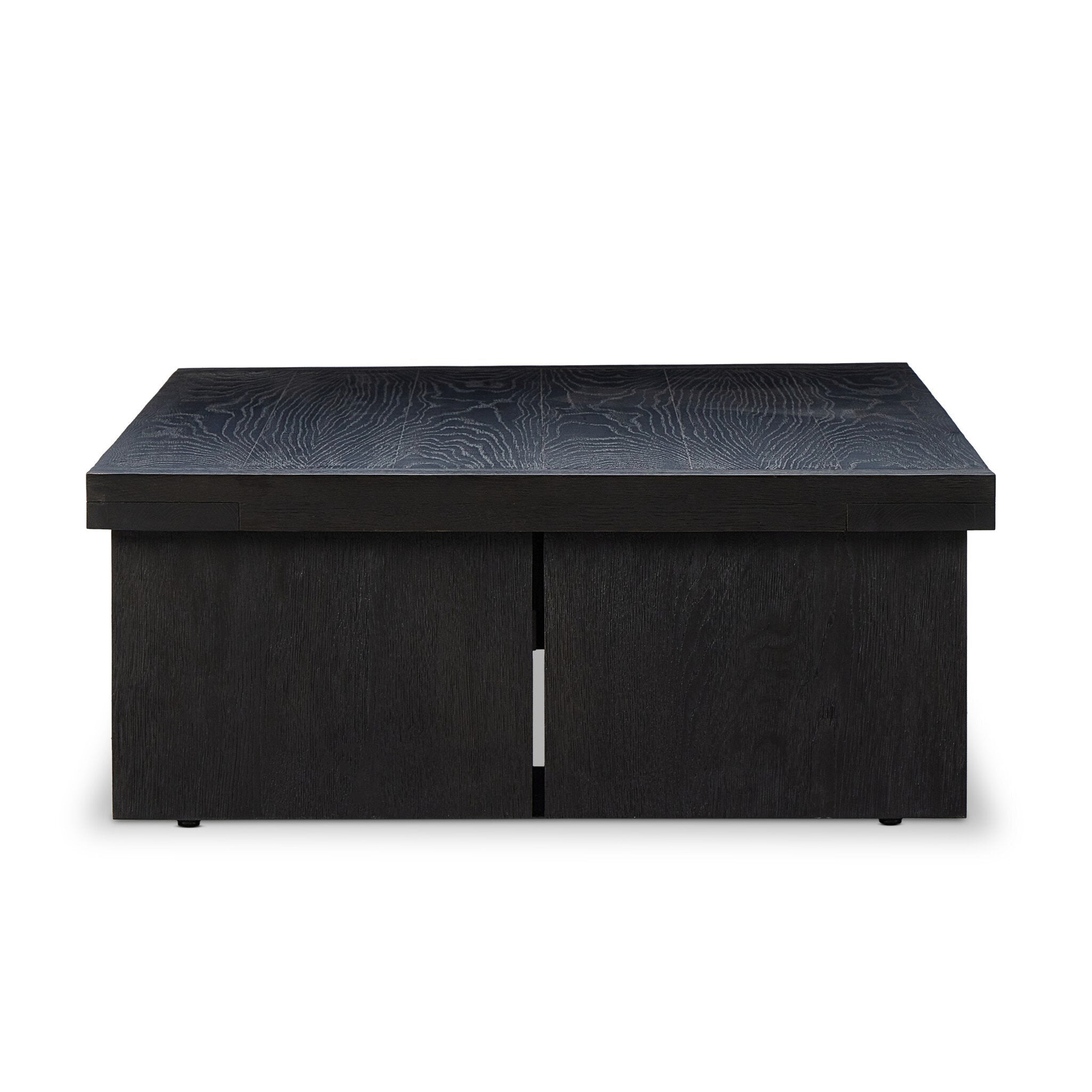 Warby Coffee Table - Worn Black Veneer