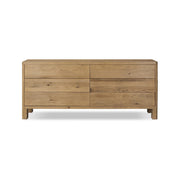 Noeline 6-Drawer Dresser - Resawn Worn Oak