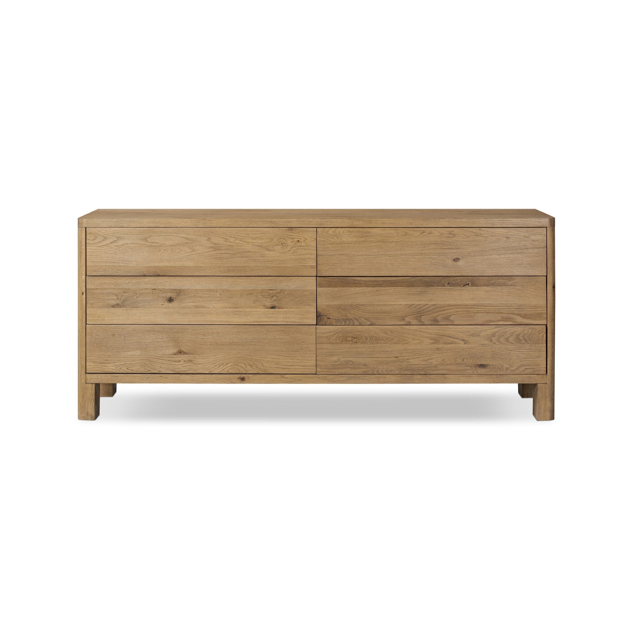 Noeline 6-Drawer Dresser - Resawn Worn Oak