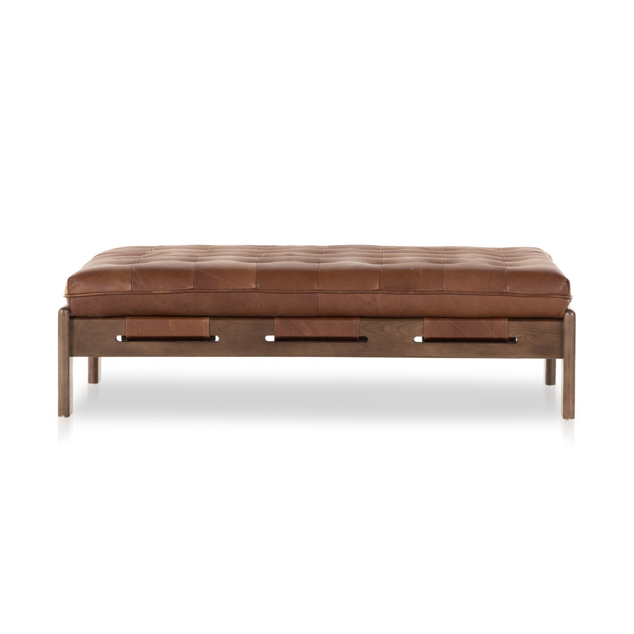 Halston Cocktail Ottoman - Heirloom Sienna
