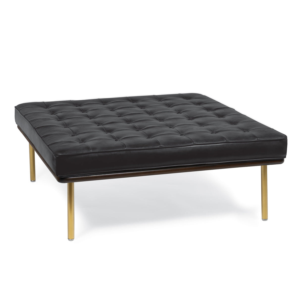 Tufted Bench Square (Modern Black)