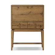 Bergstrom Secretary Desk - Warm Natural Oak Veneer