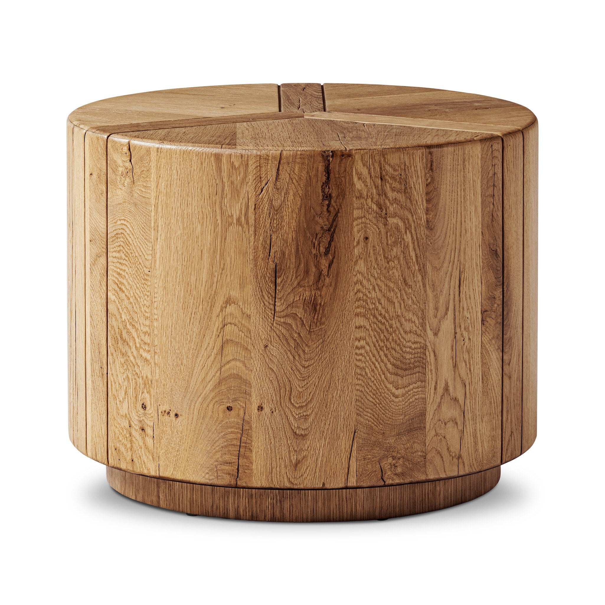Renan End Table - Natural Reclaimed French Oak