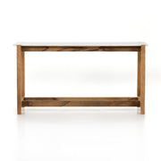 Scout Bar & Counter Table - Honed White Marble