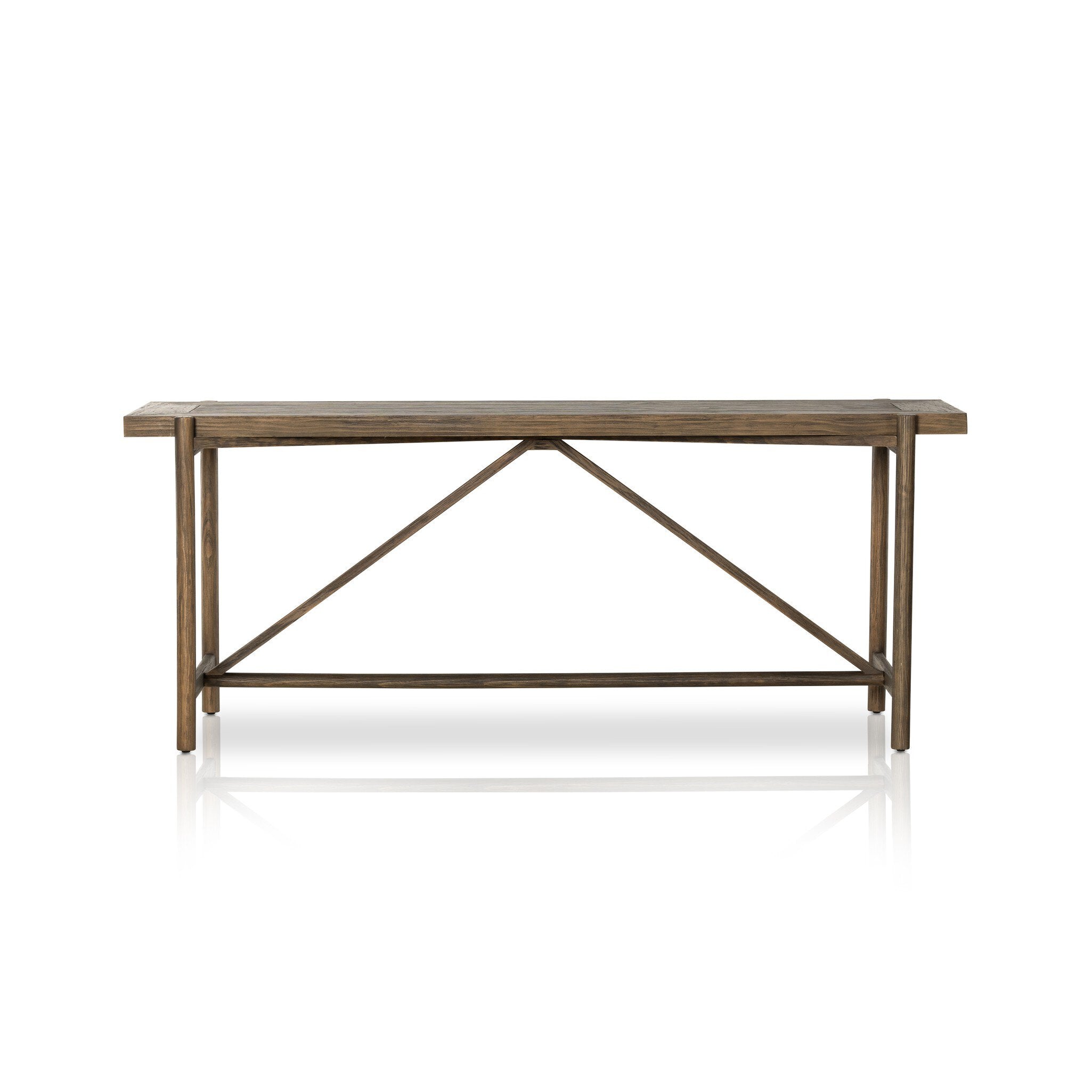 Goldthwaite Console Table - Sienna Brown Pine