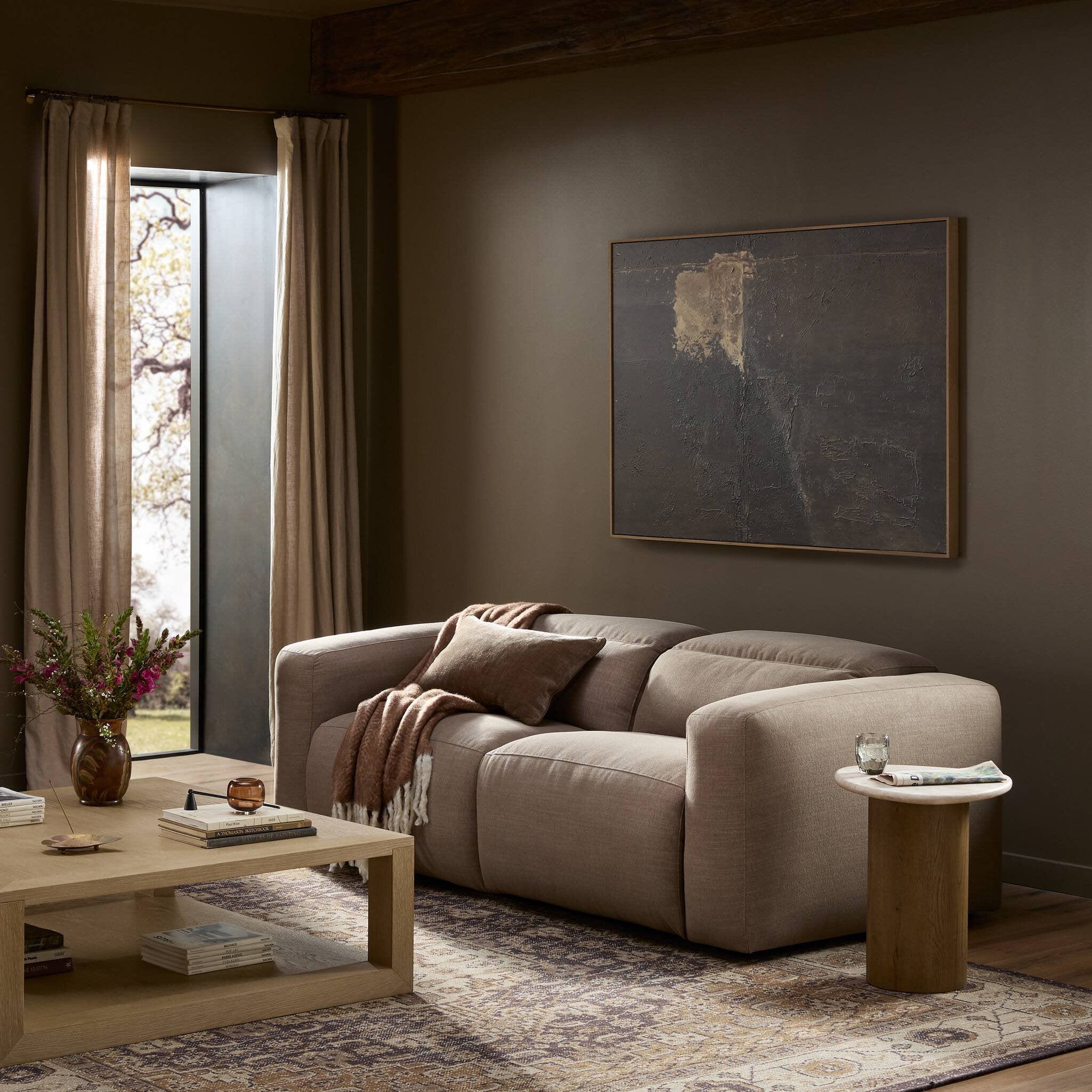 Radley Power Recliner 2-Piece Sectional - Crypton Nomad Taupe