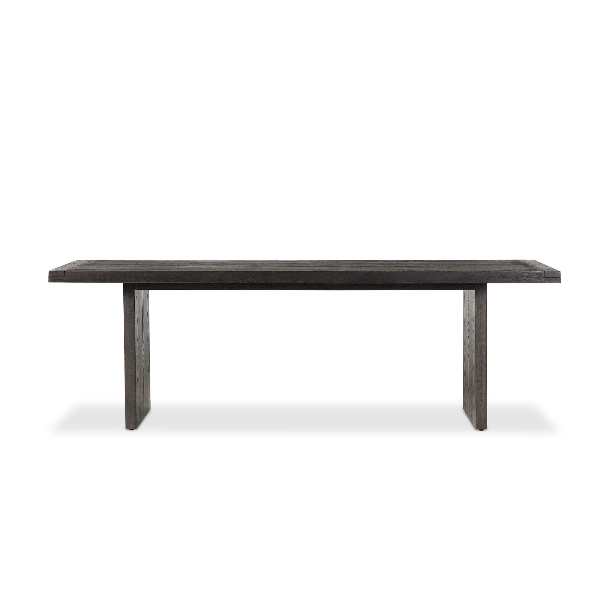 Warby Dining Table - Worn Black Veneer