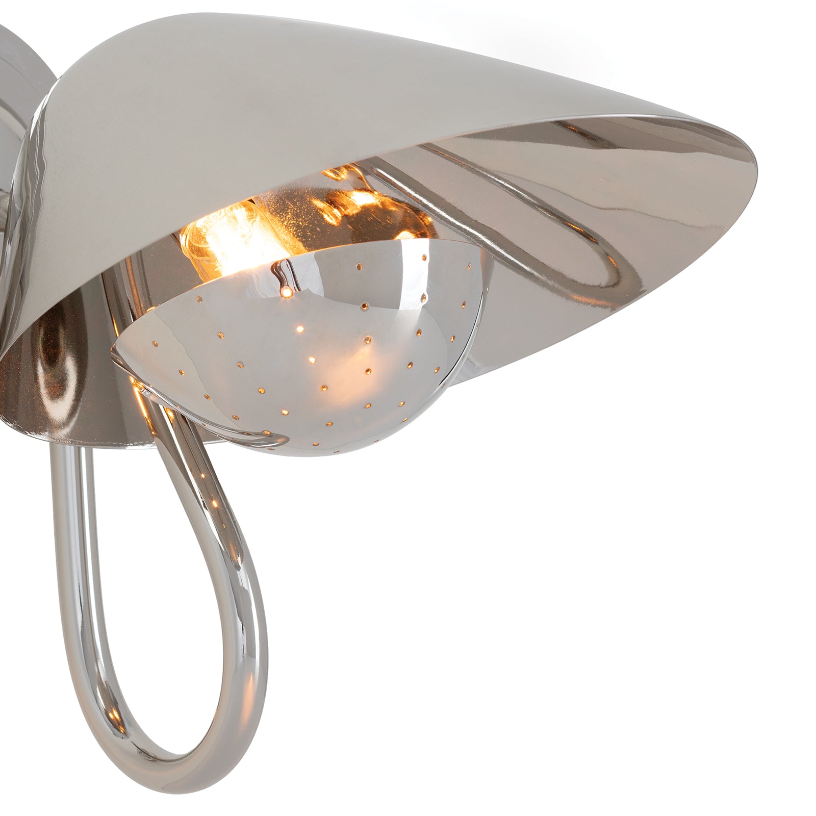 Keaton Sconce Single (Polished Nickel)