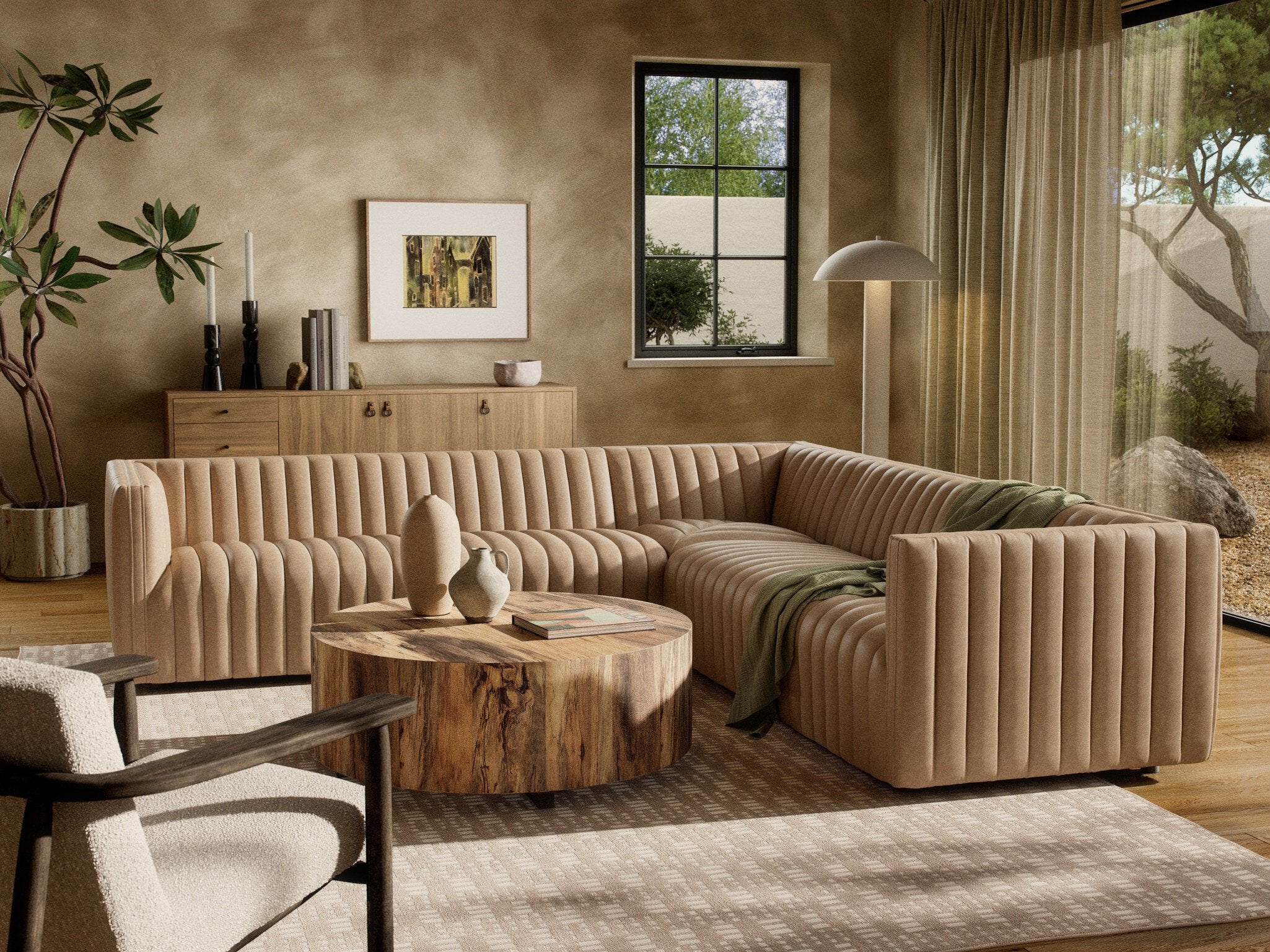 Augustine 3-Piece Sectional - Palermo Drift