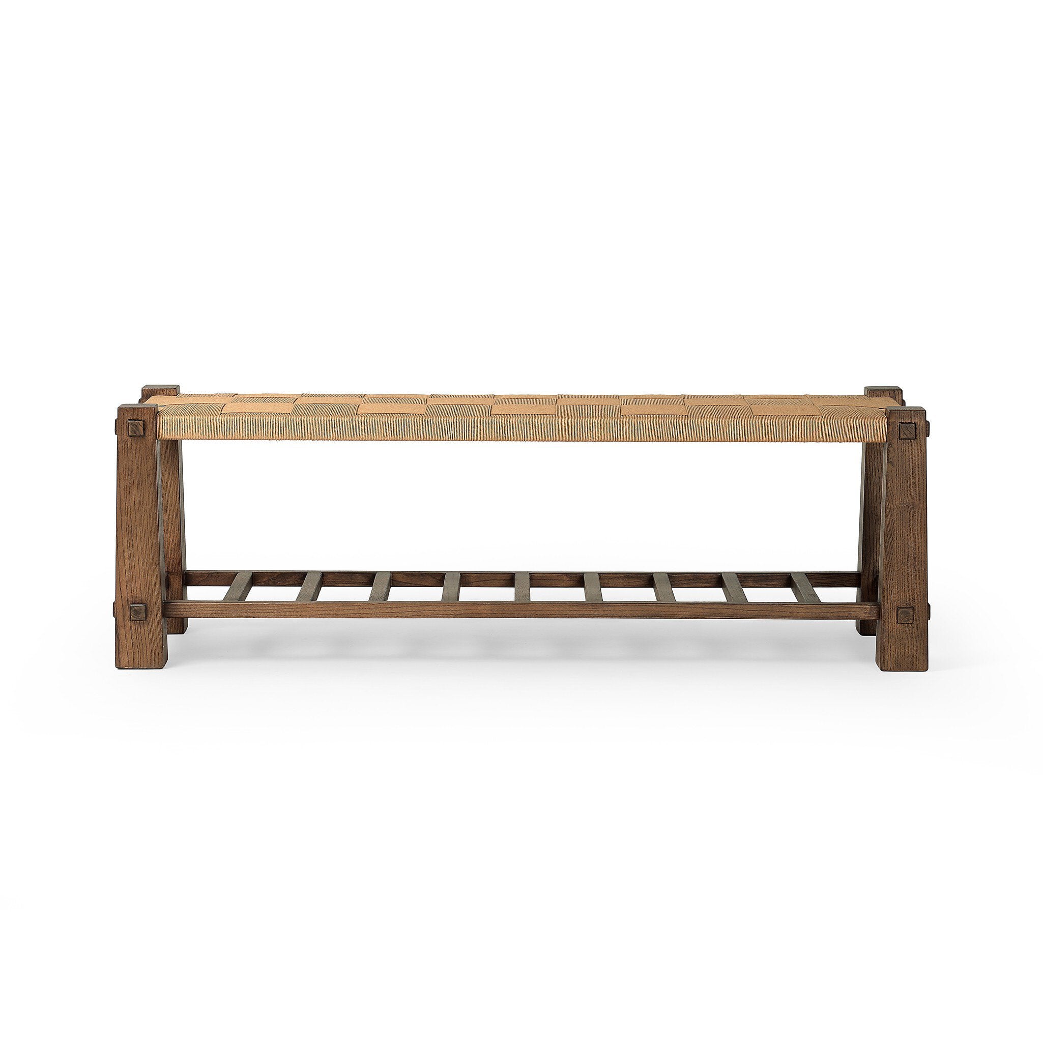 Malin Accent Bench - Natural Paper Cord