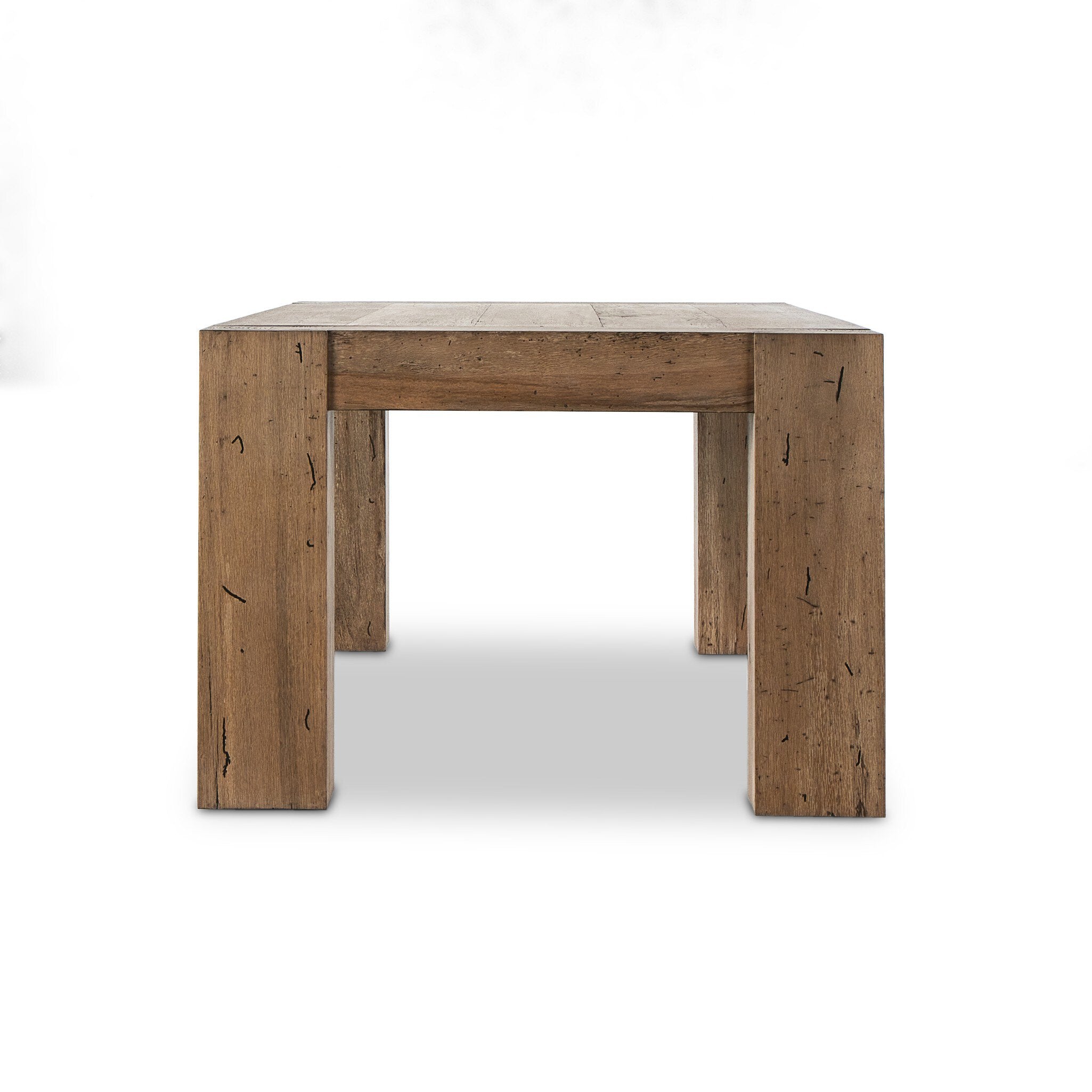 Abaso Dining Table - Rustic Wormwood Oak