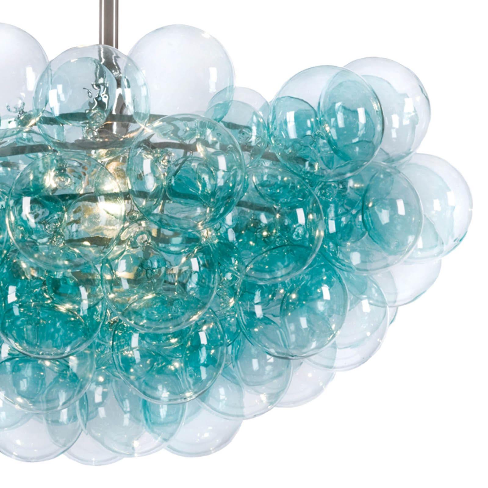 Bubbles Chandelier (Aqua)
