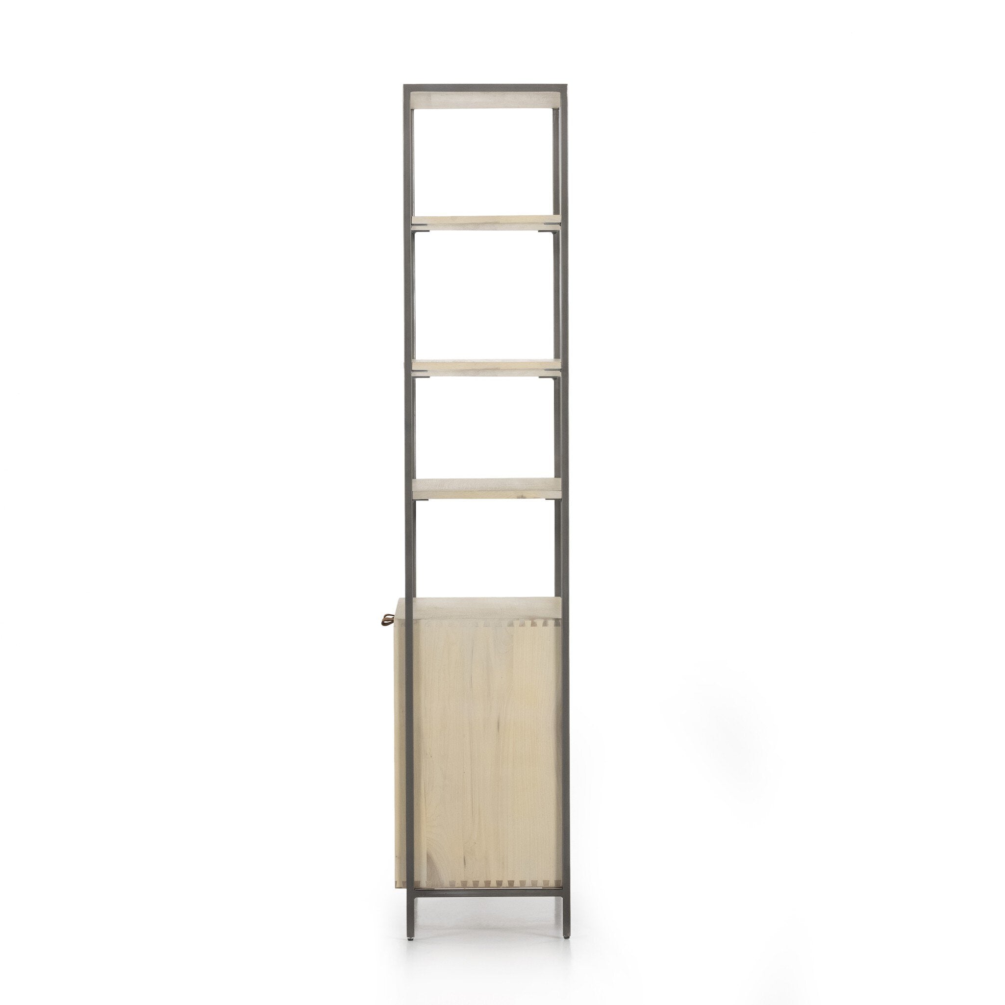 Trey Modular Wide Bookcase - Dove Poplar