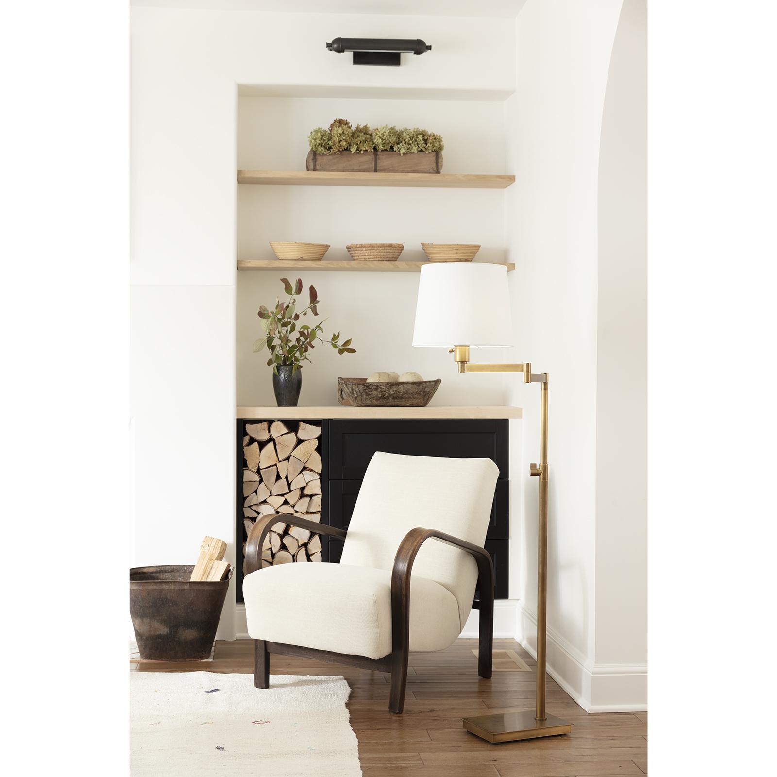 Virtue Floor Lamp (Natural Brass)