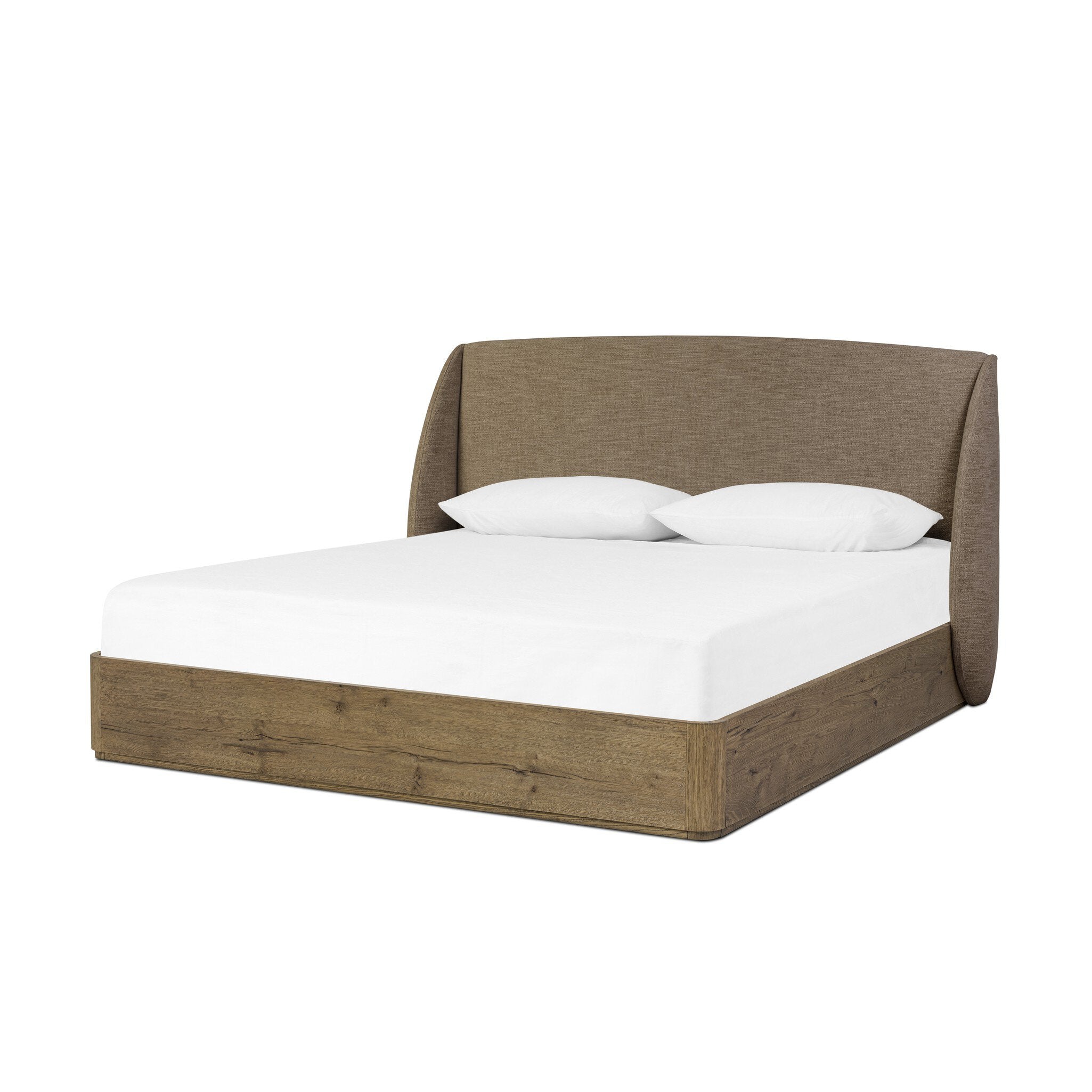 Maeve Bed - Laken Taupe