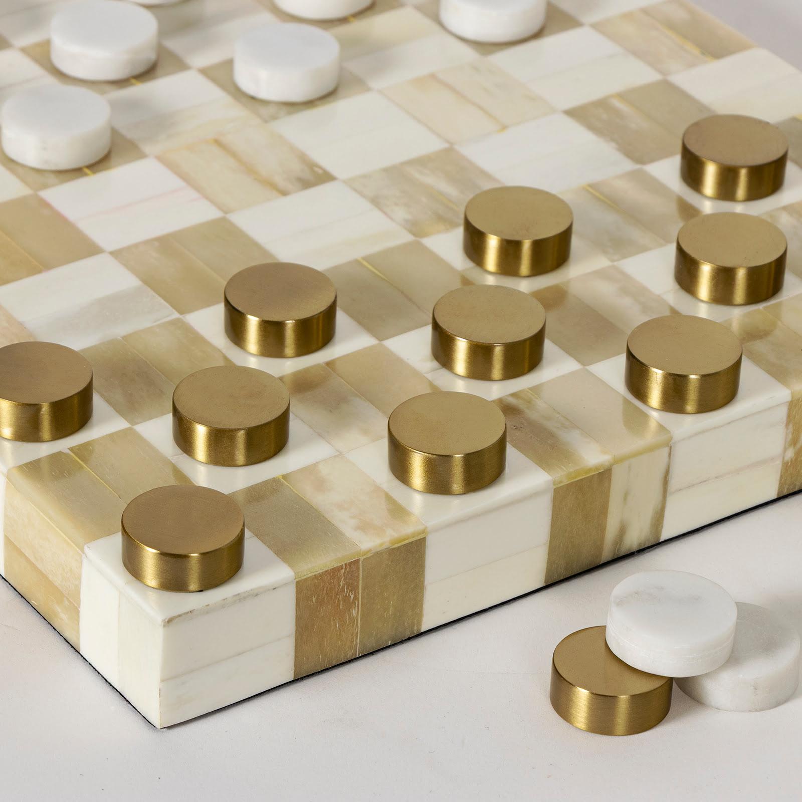 Bennett Checker Game Set (Natural)