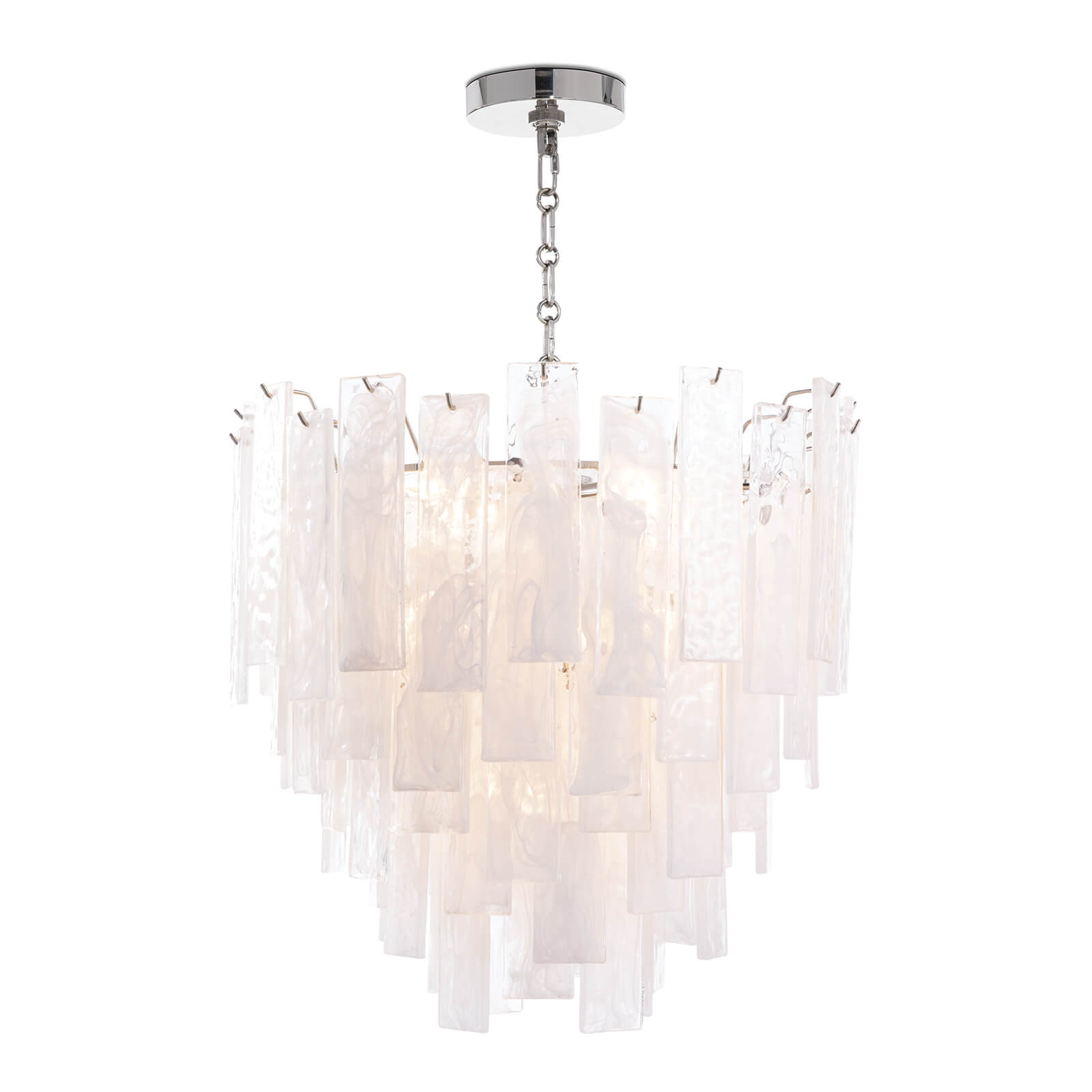 Glacier Chandelier Small (Polished Nickel)