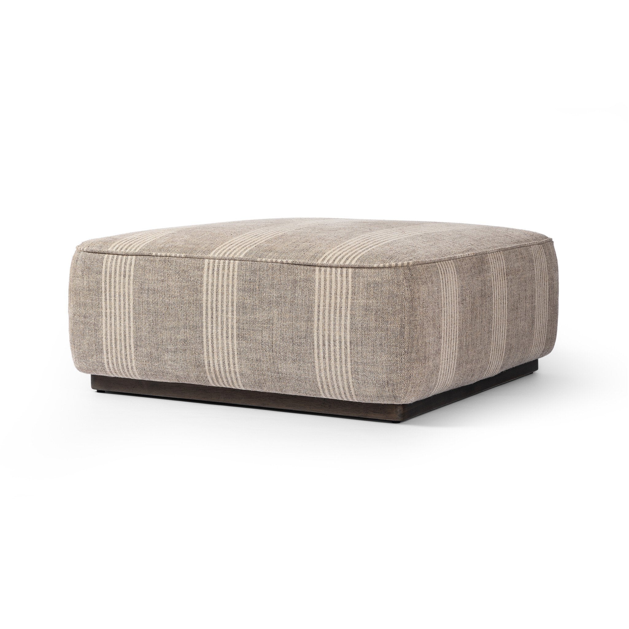 Sinclair Square Ottoman-36" - Manchester Flint