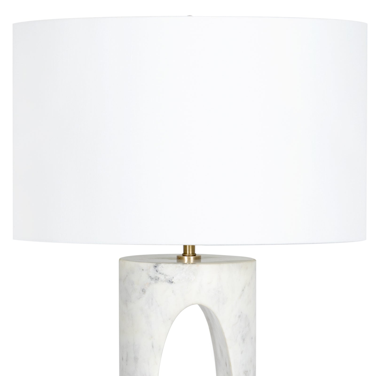 Portia Marble Table Lamp (White)