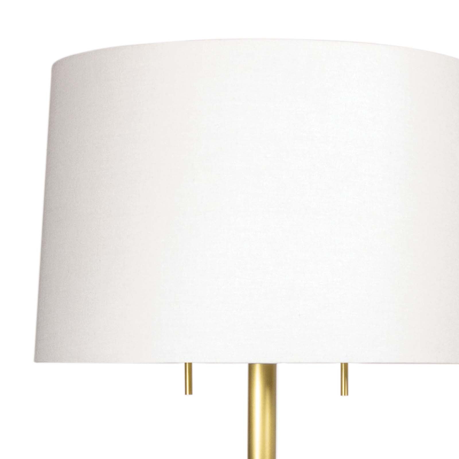 Logan Floor Lamp (Natural Brass)