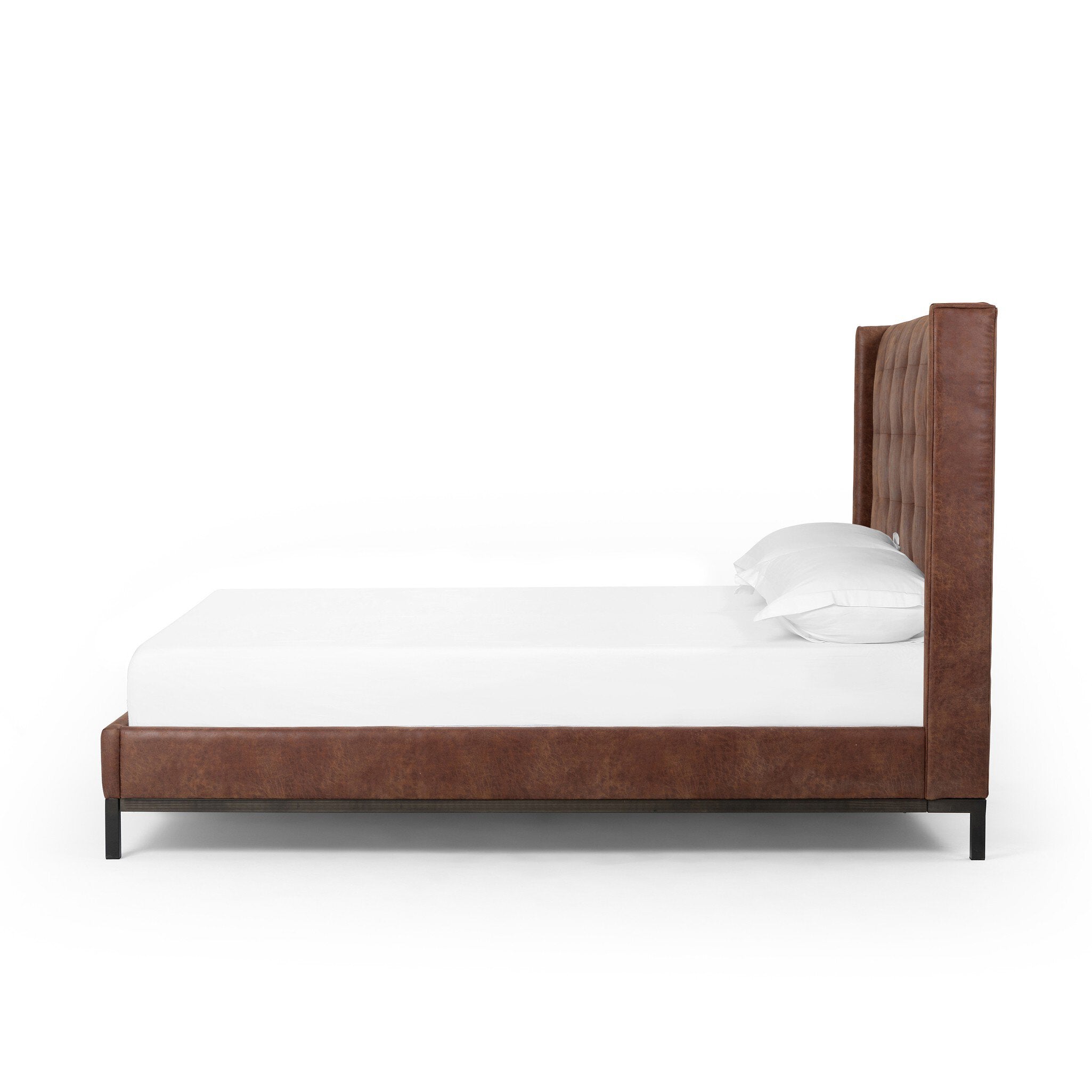 Newhall Bed - 55" - Vintage Tobacco