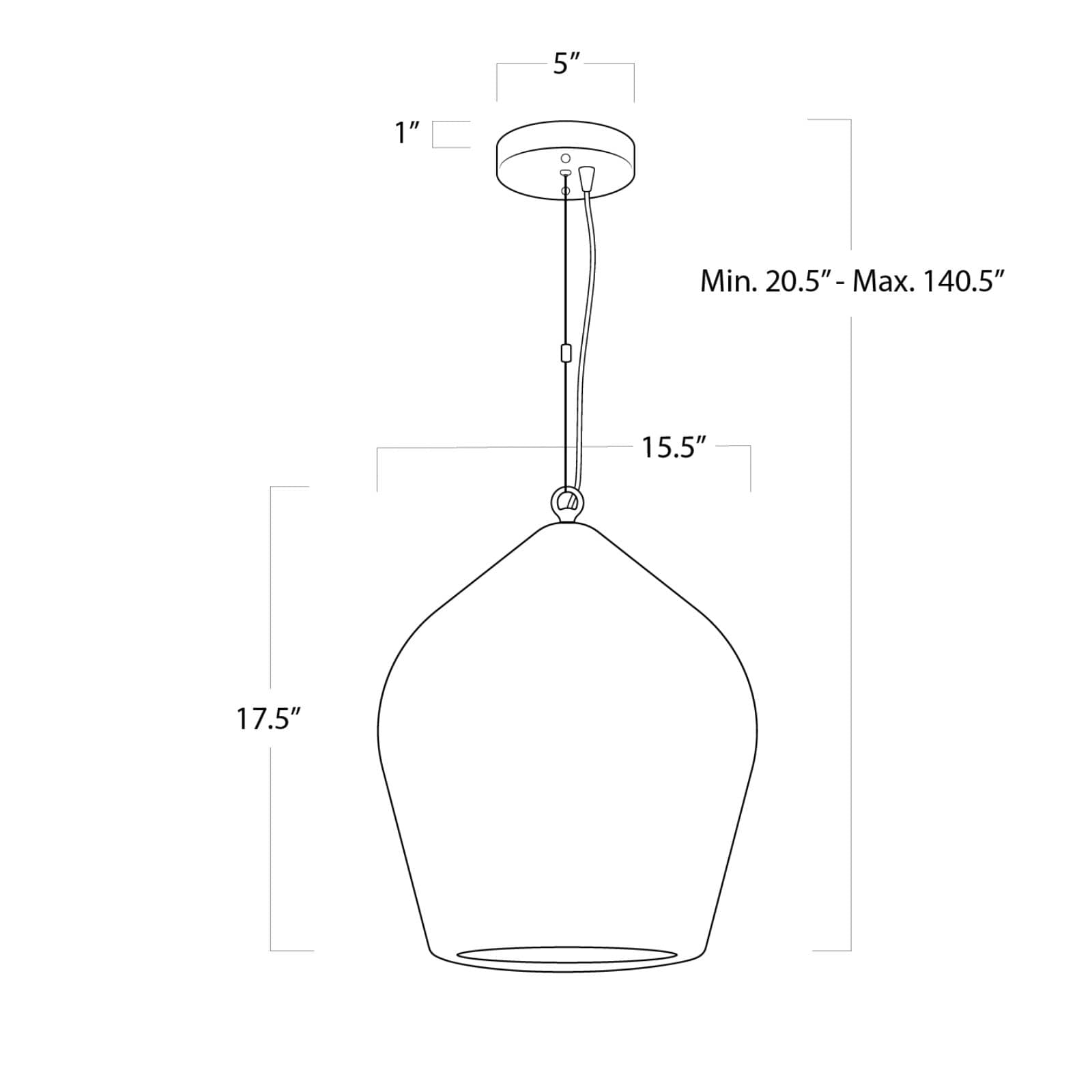 Georgian Pendant (White)