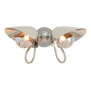 Keaton Sconce Double (Polished Nickel)