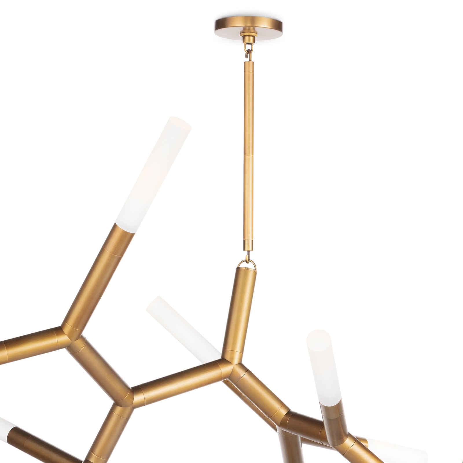 Traveler Chandelier Large (Natural Brass)