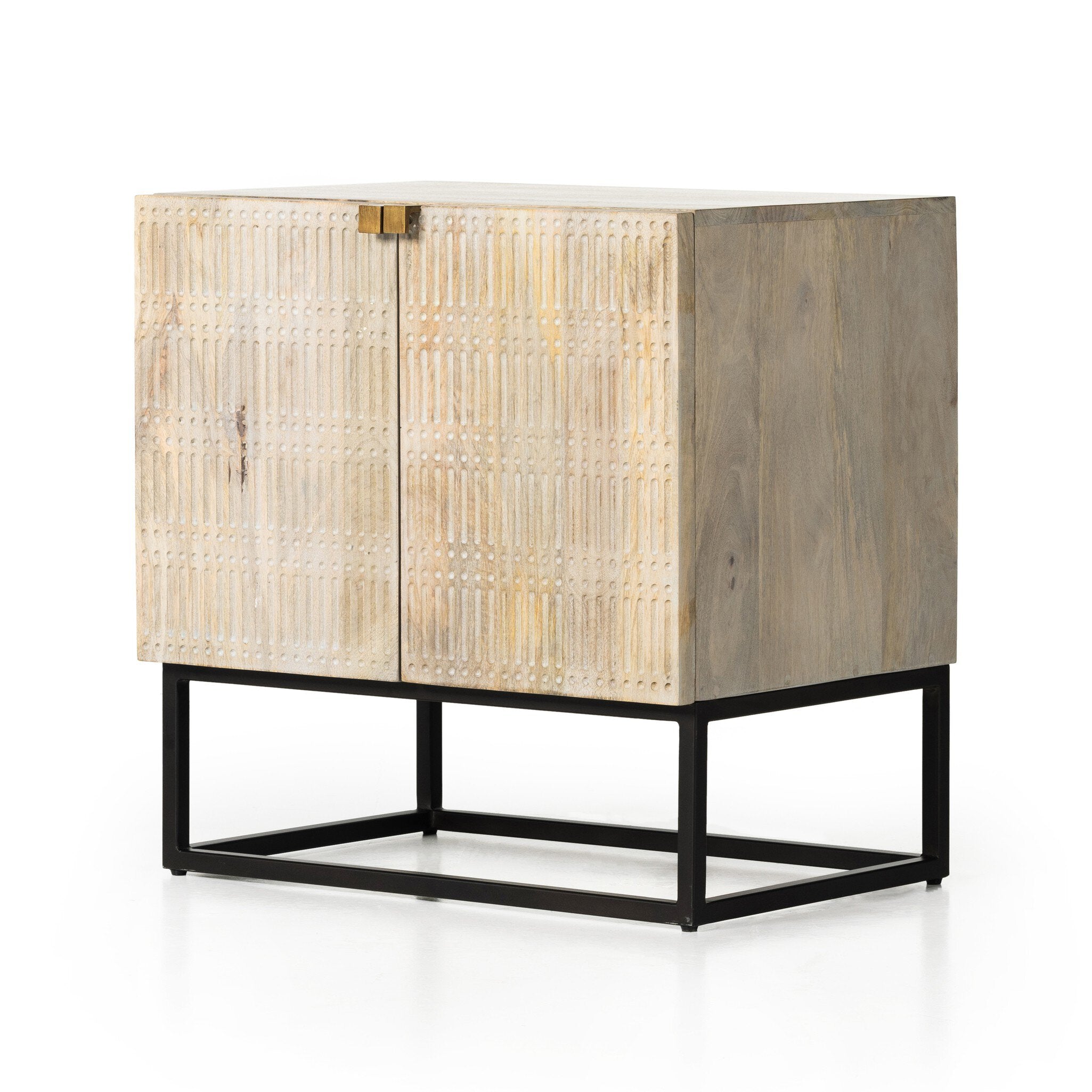 Kelby Cabinet Nightstand - Light Wash Mango