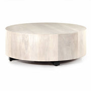 Hudson Round Coffee Table - Ashen Walnut