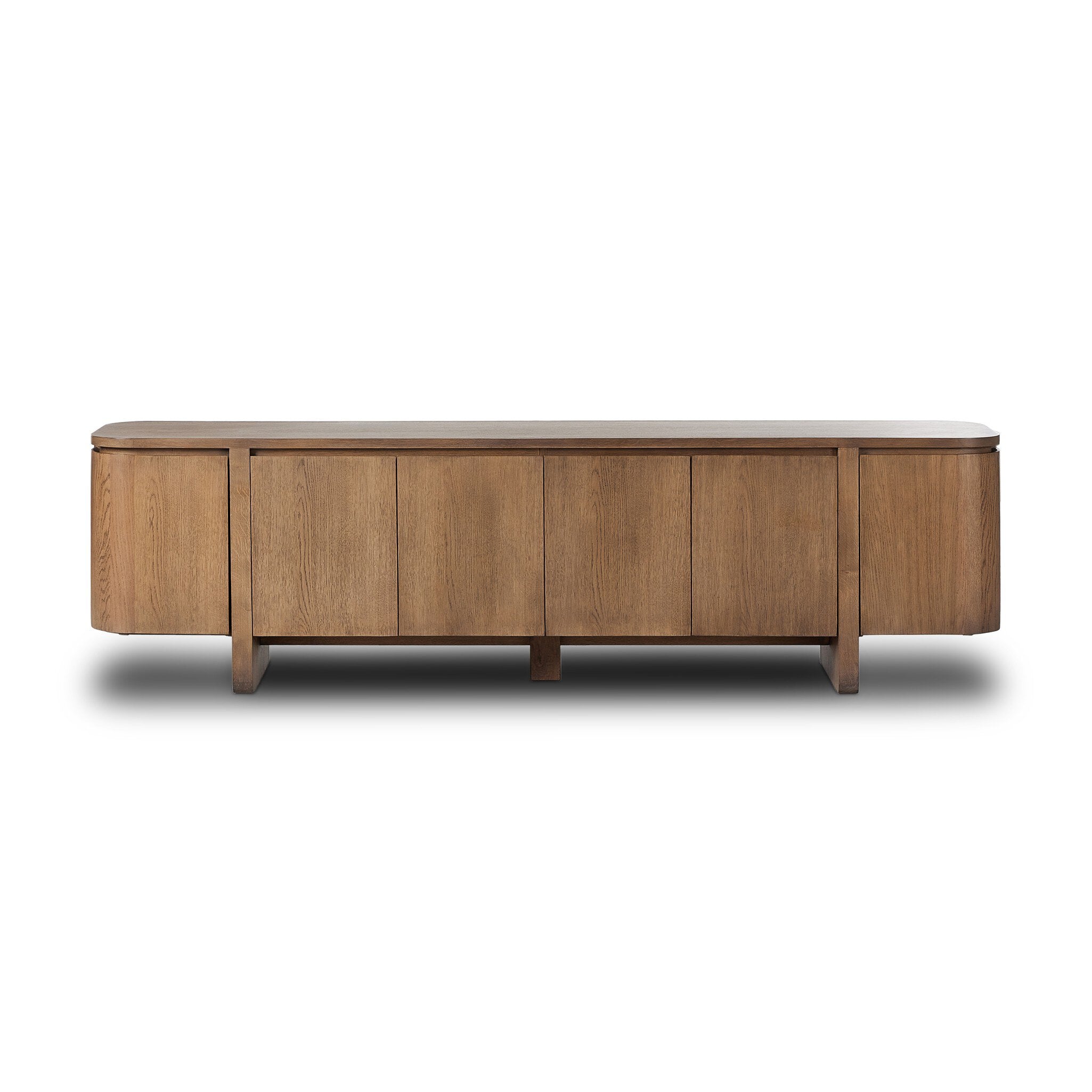 Elle Media Console - Tawny Oak
