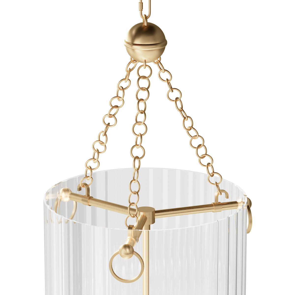 Roxie Pendant (Natural Brass)