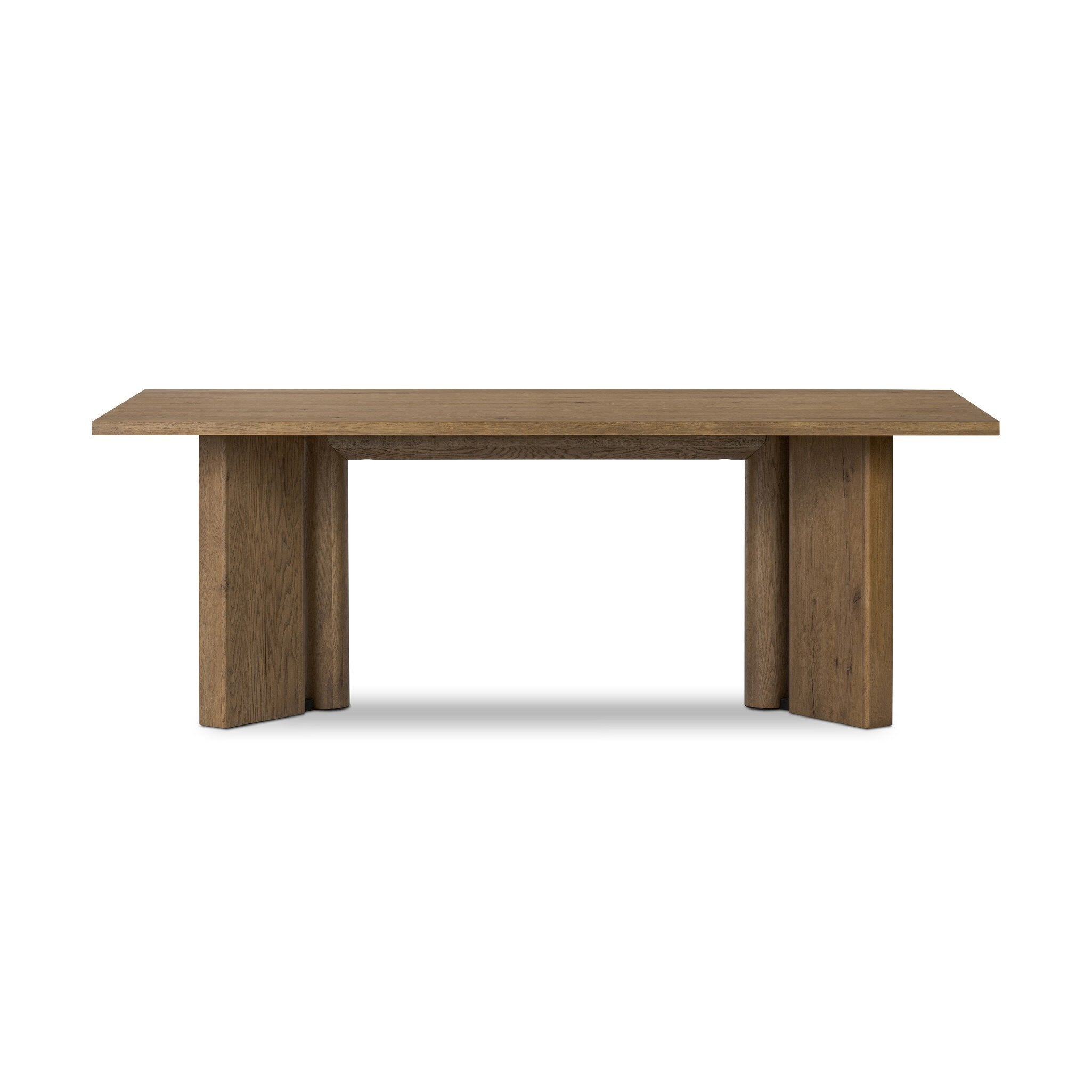 Huxley Dining Table - Rubbed Light Oak Veneer