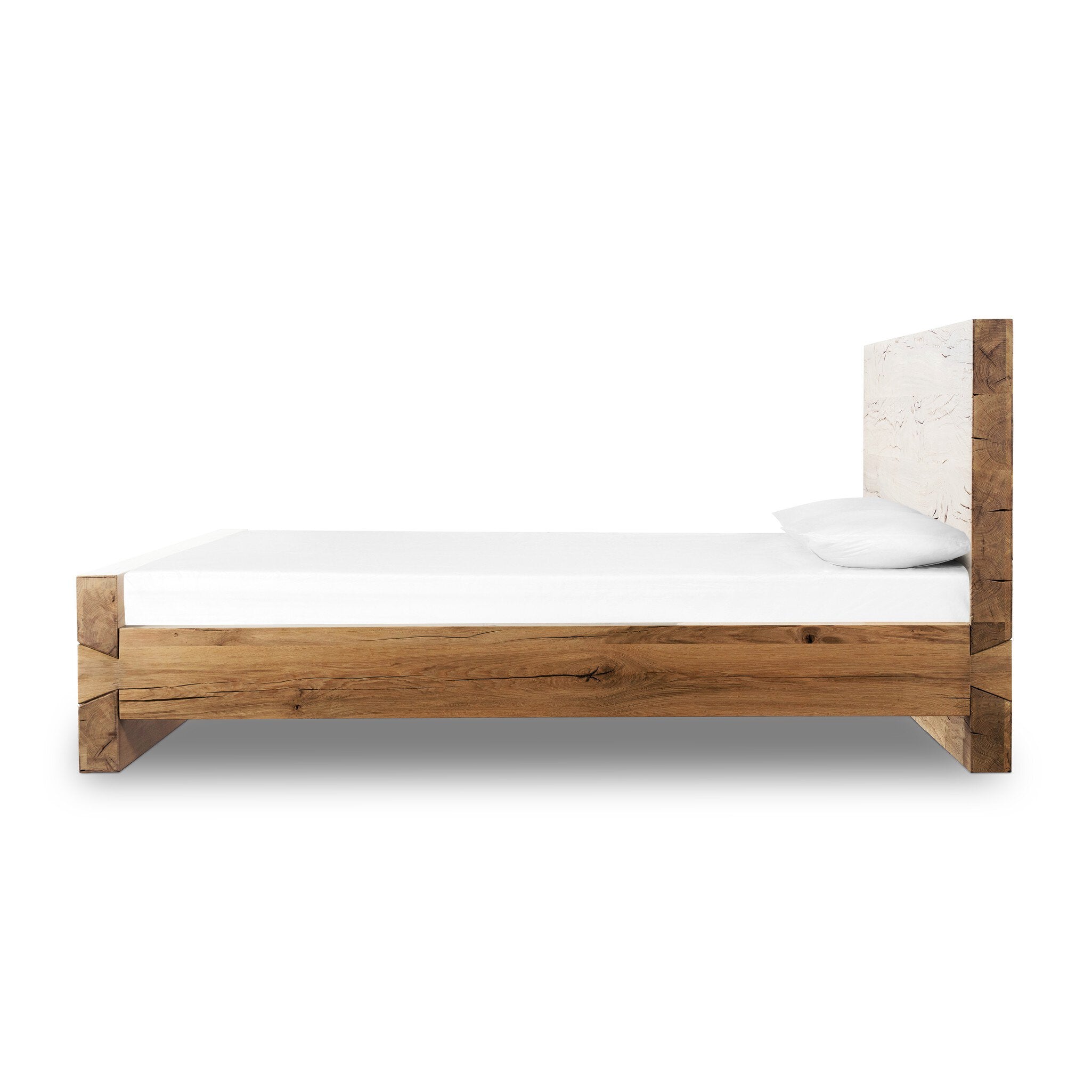 Lia Bed - Natural Reclaimed French Oak